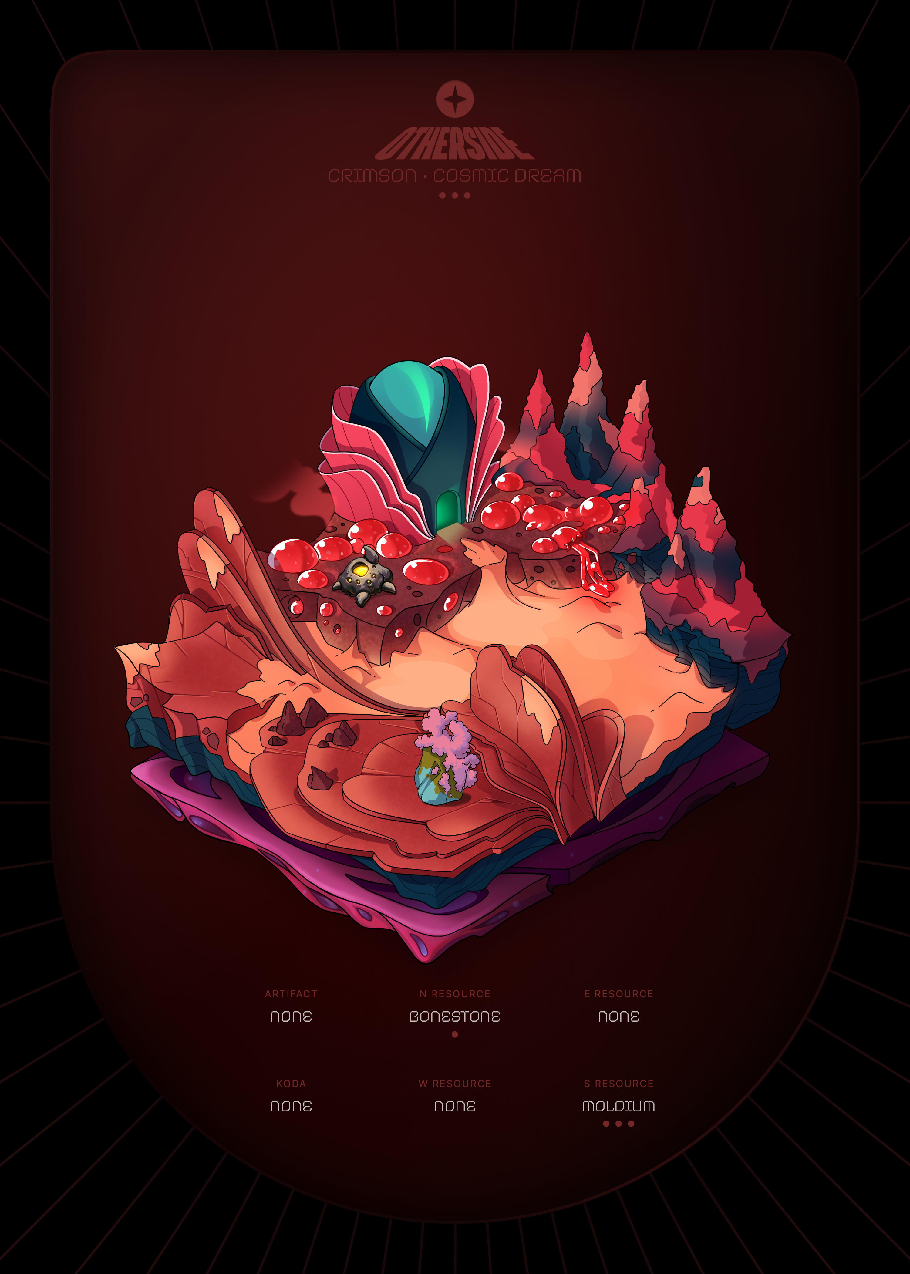 Otherdeed #30411 — Crimson