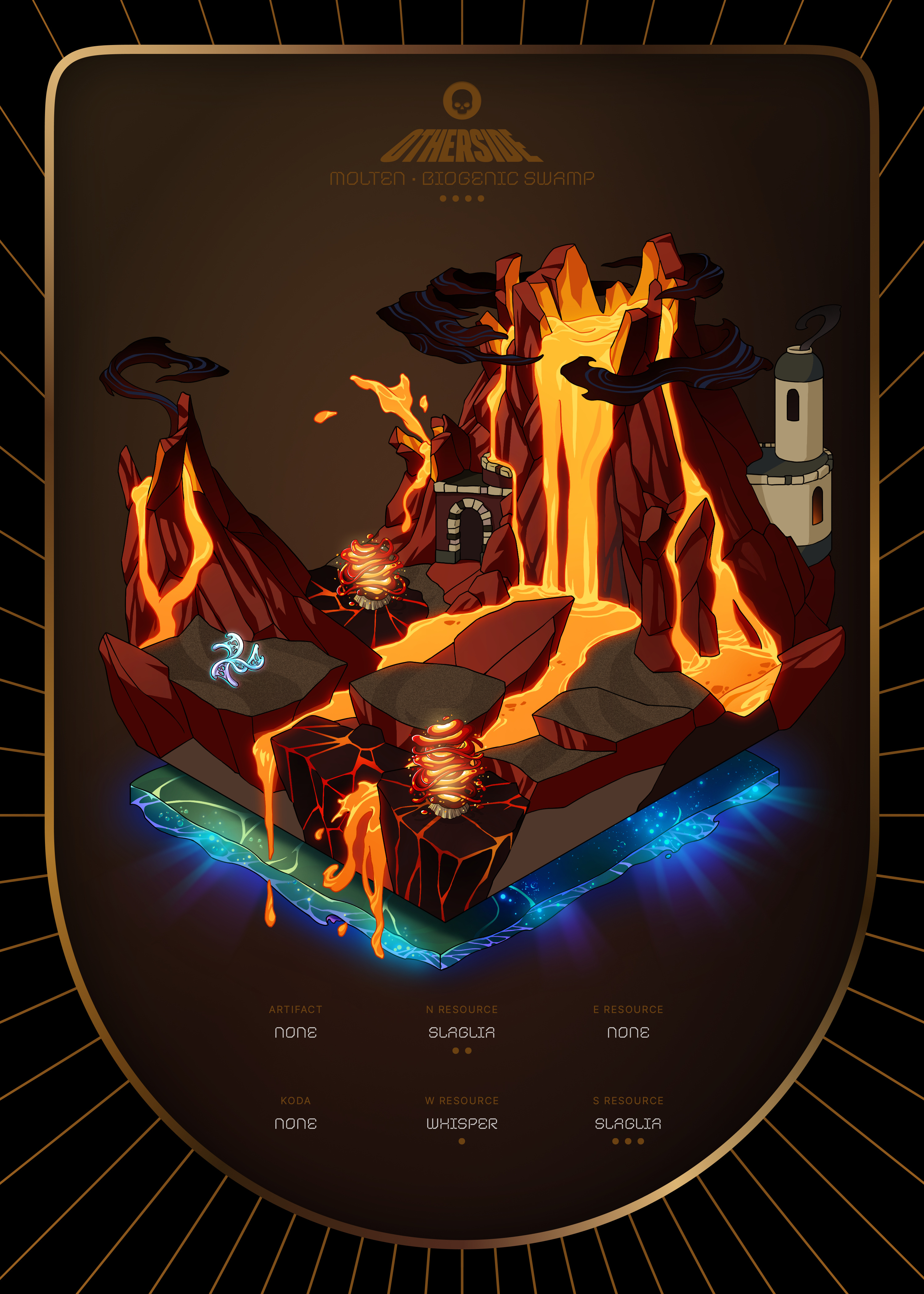 Otherdeed #7322 — Molten