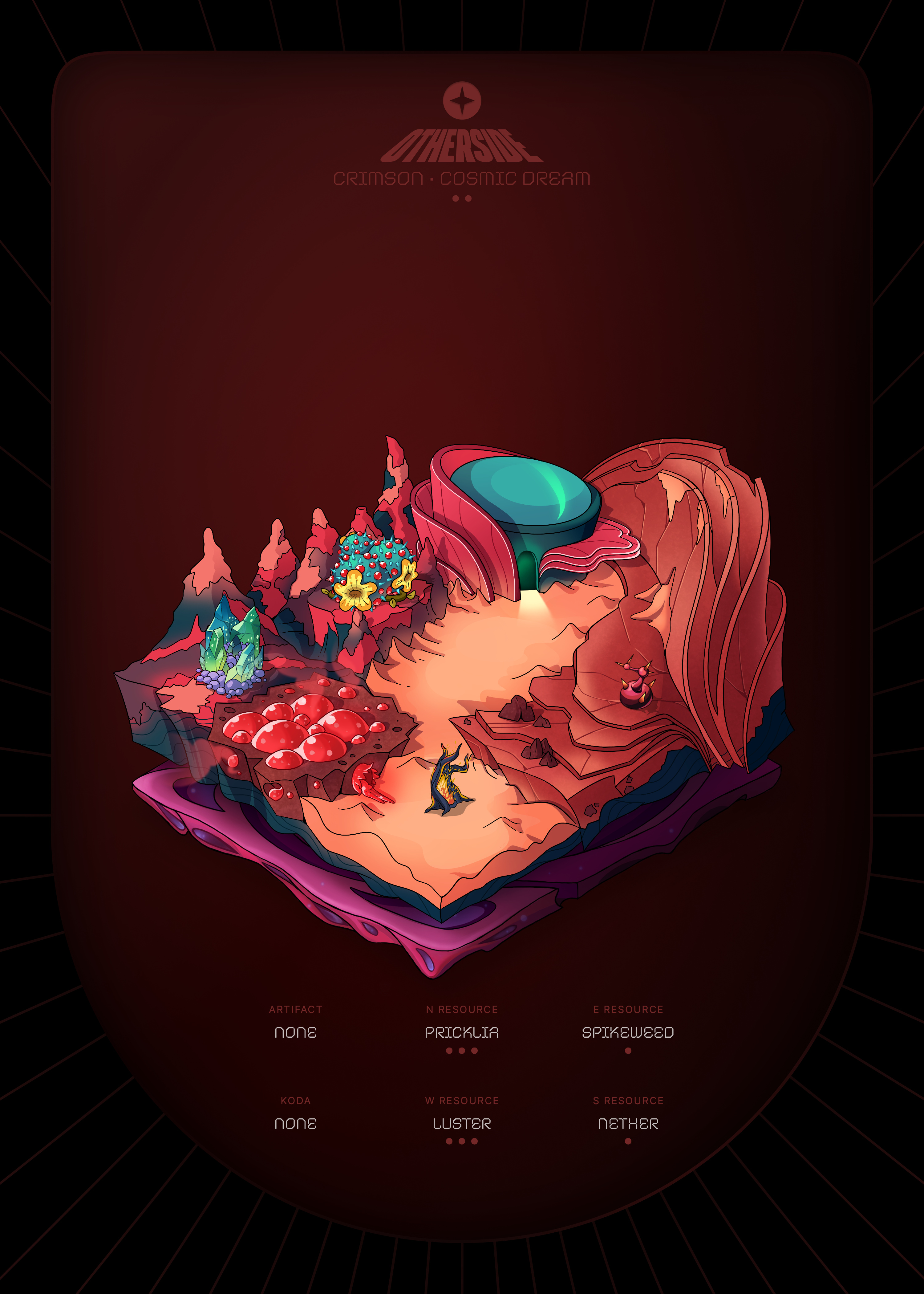 Otherdeed #34527 — Crimson
