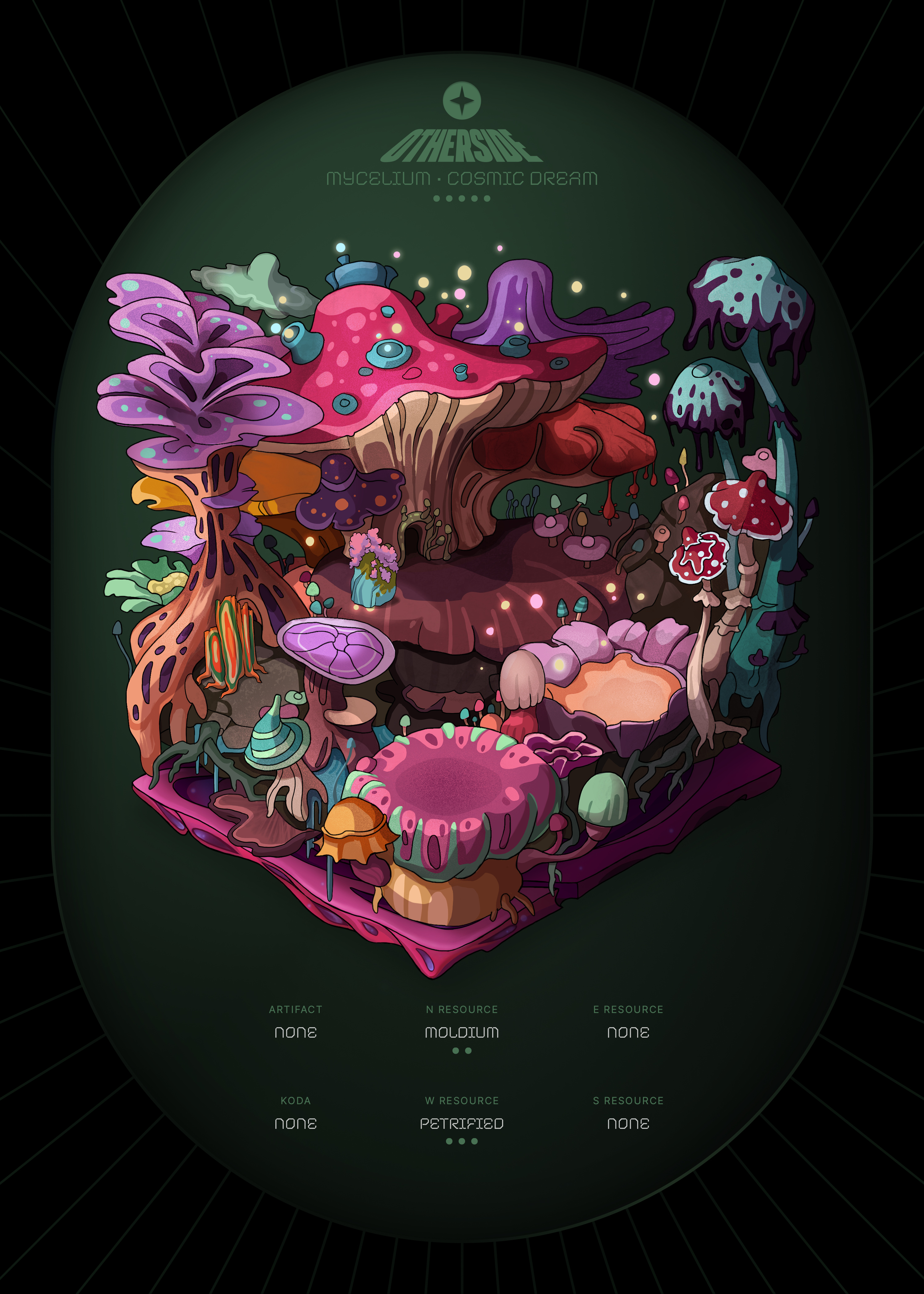 Otherdeed #37383 — Mycelium