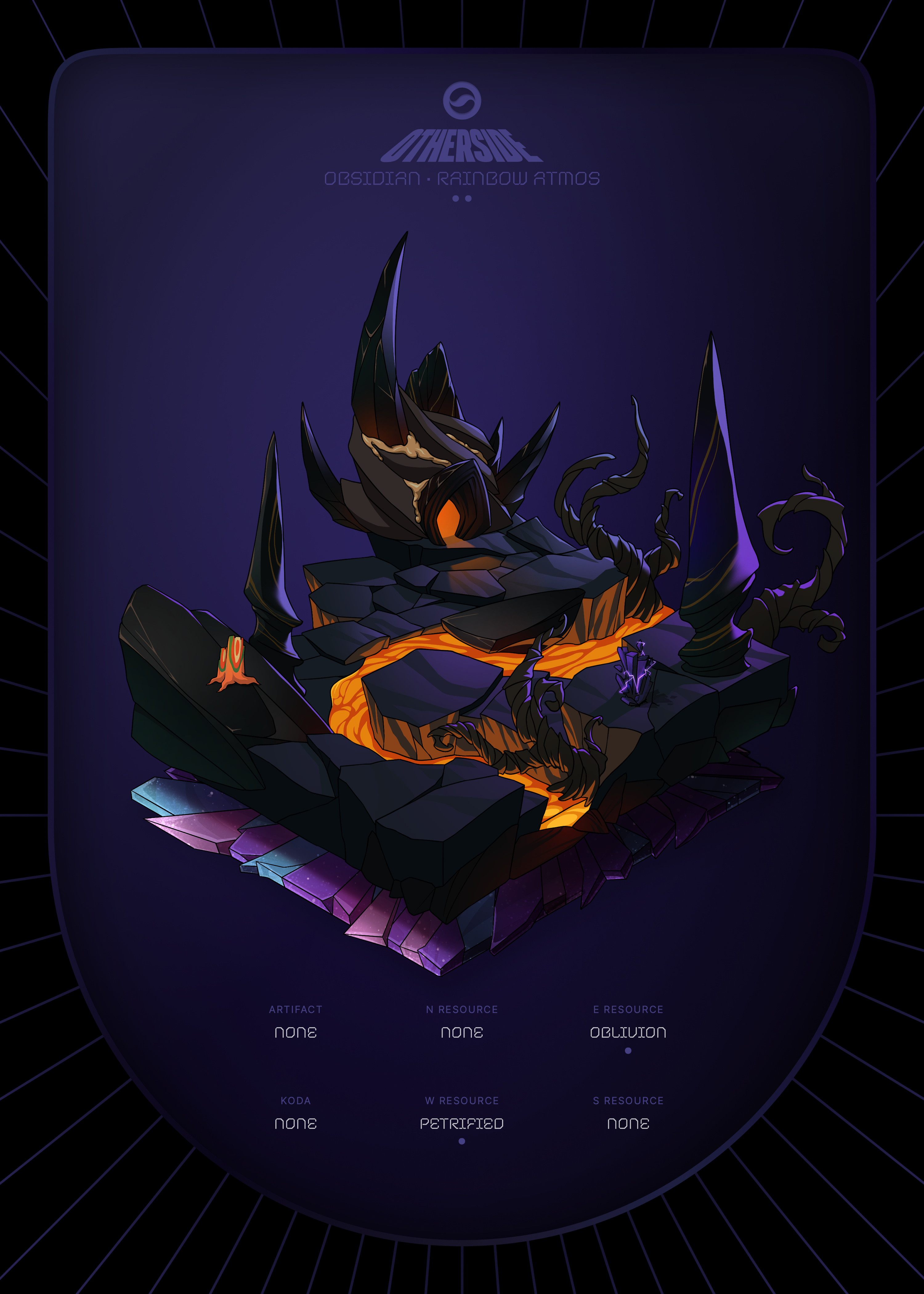 Otherdeed #74381 — Obsidian
