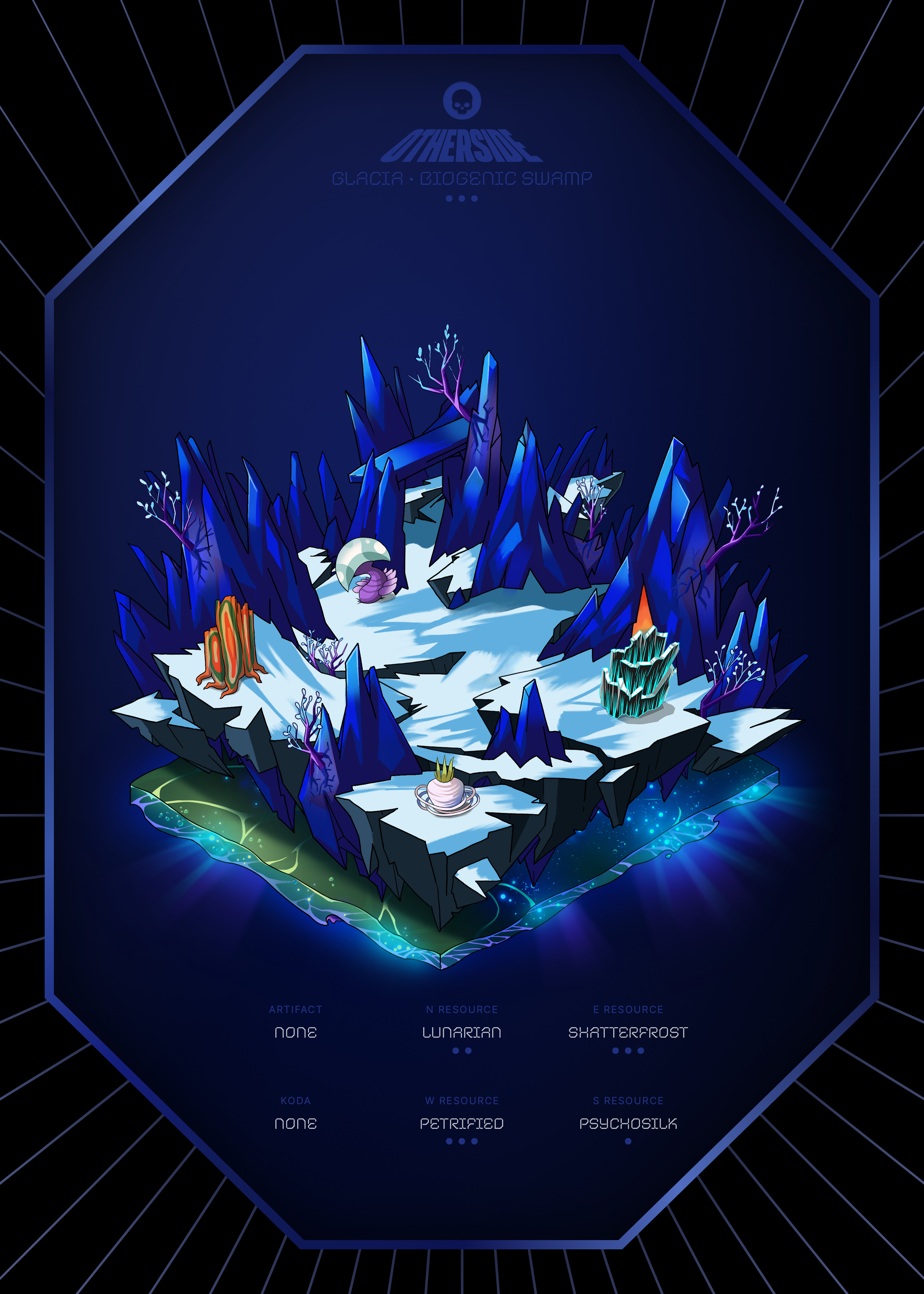 Otherdeed #9304 — Glacia