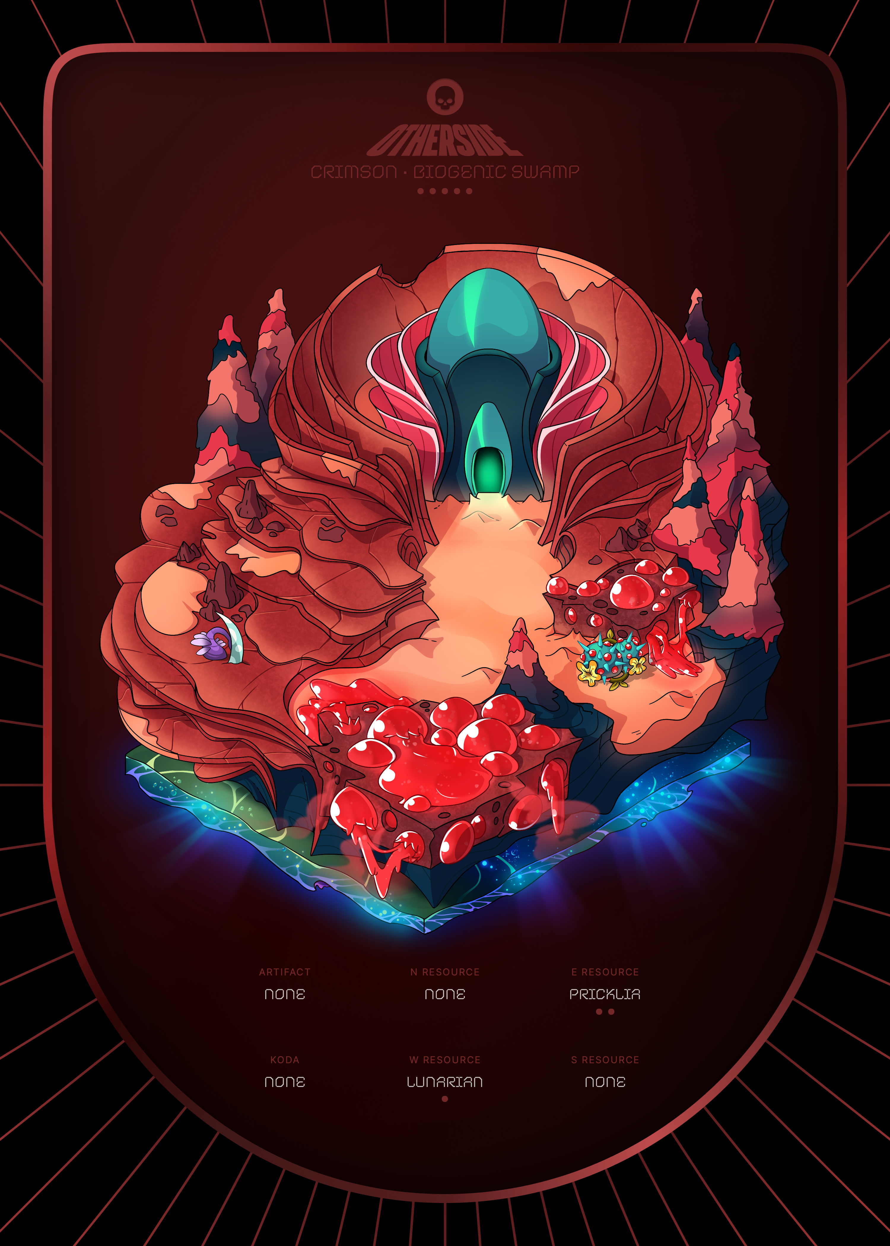 Otherdeed #7678 — Crimson