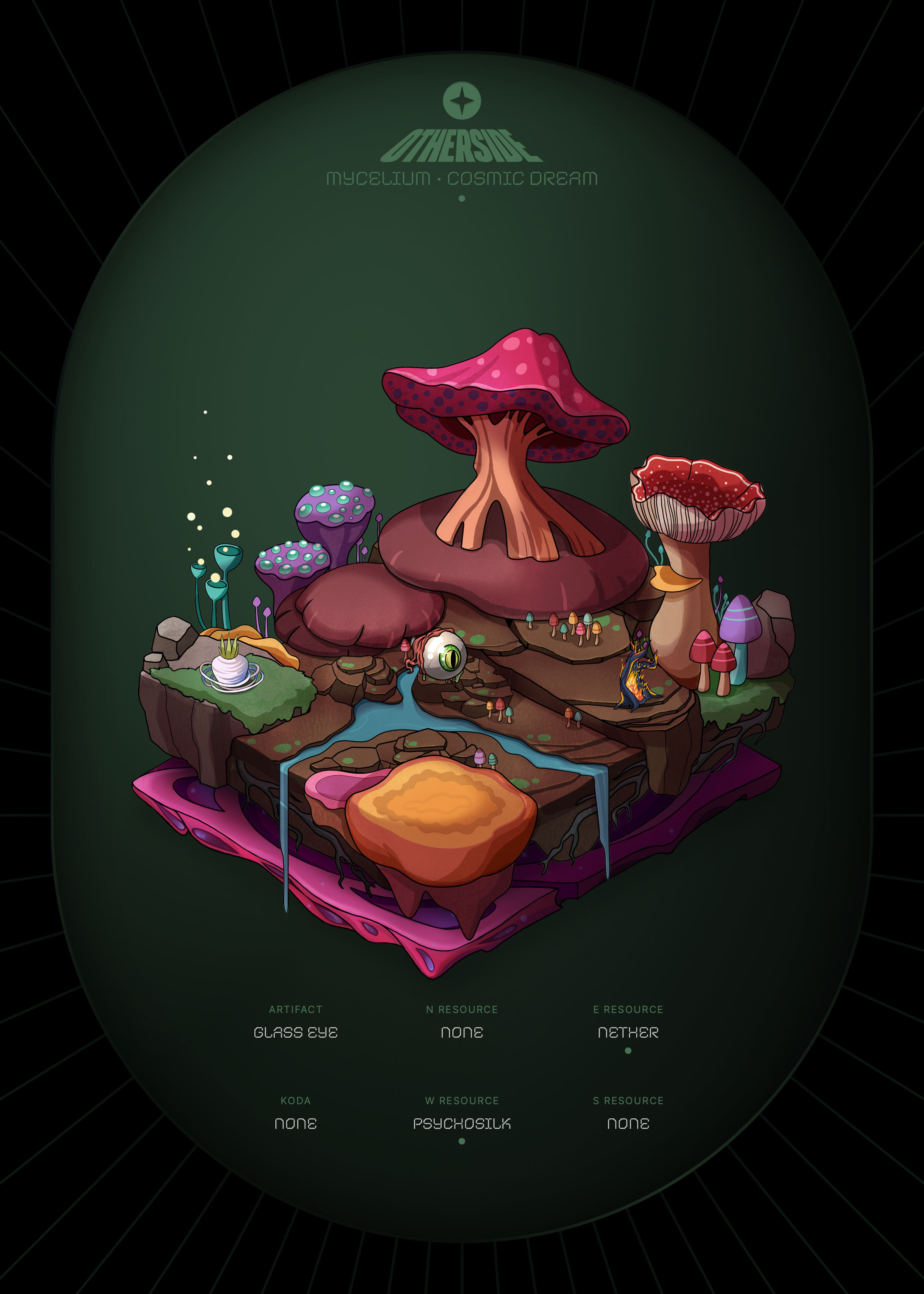 Otherdeed #33779 — Mycelium