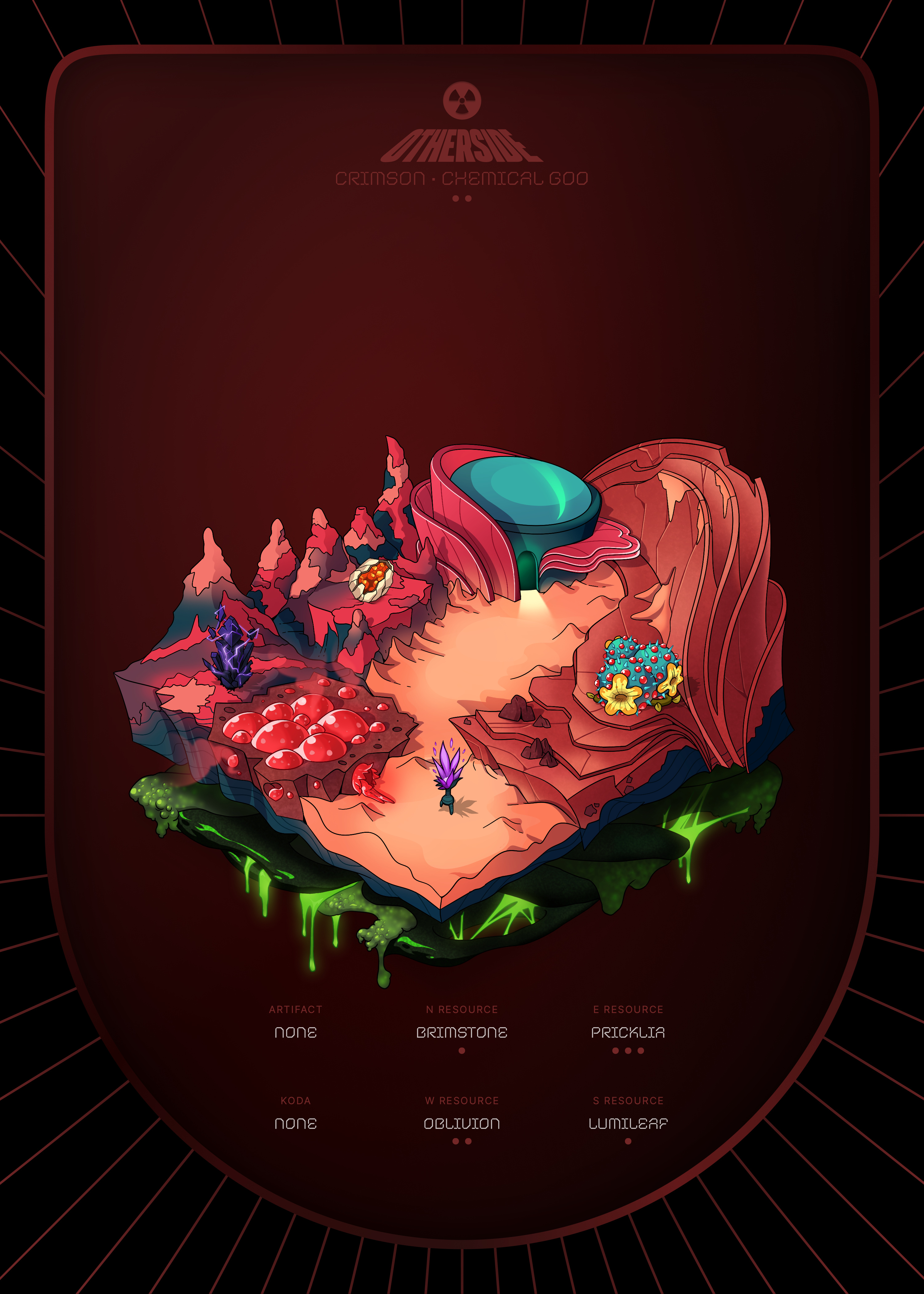 Otherdeed #21259 — Crimson
