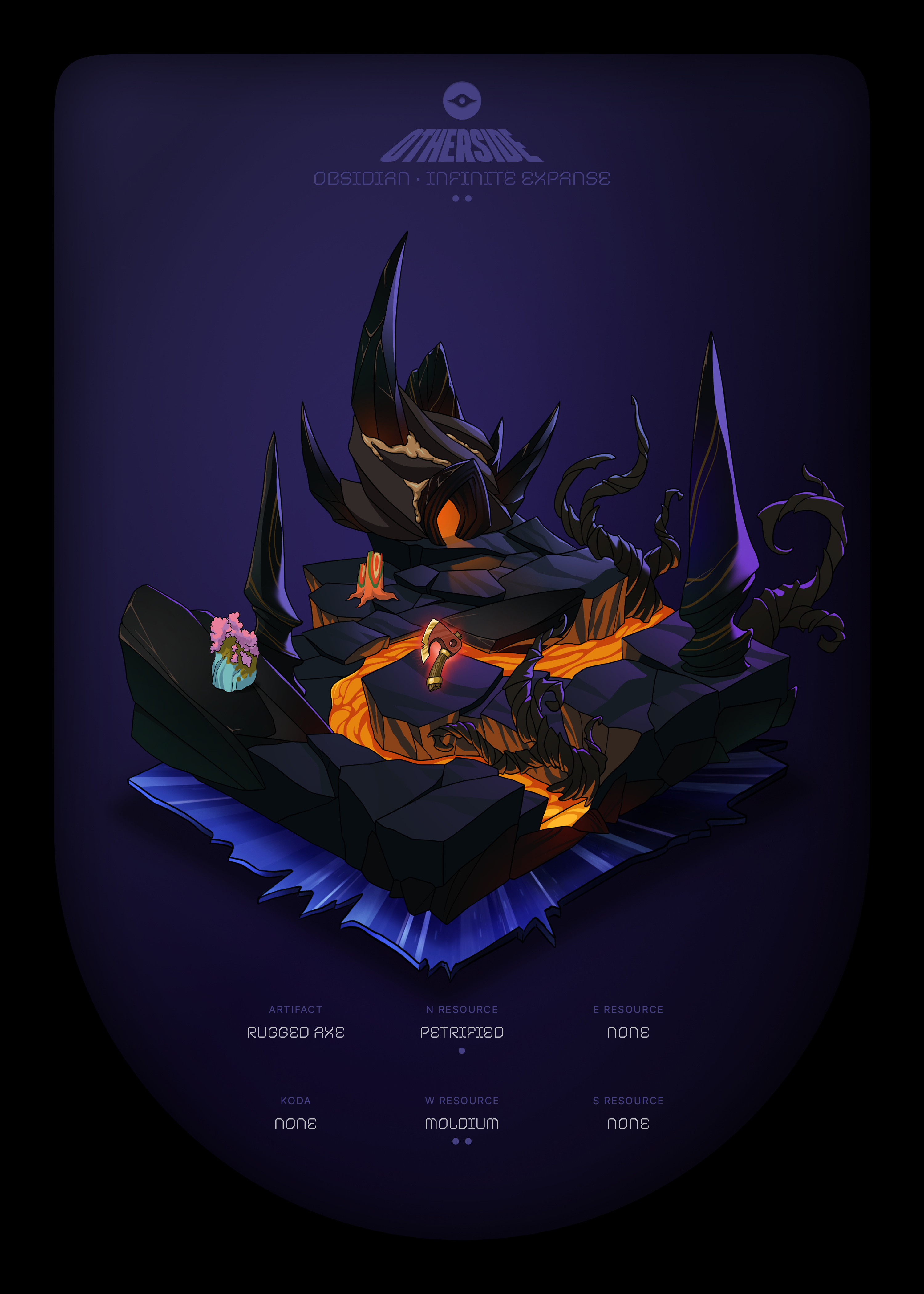 Otherdeed #40620 — Obsidian