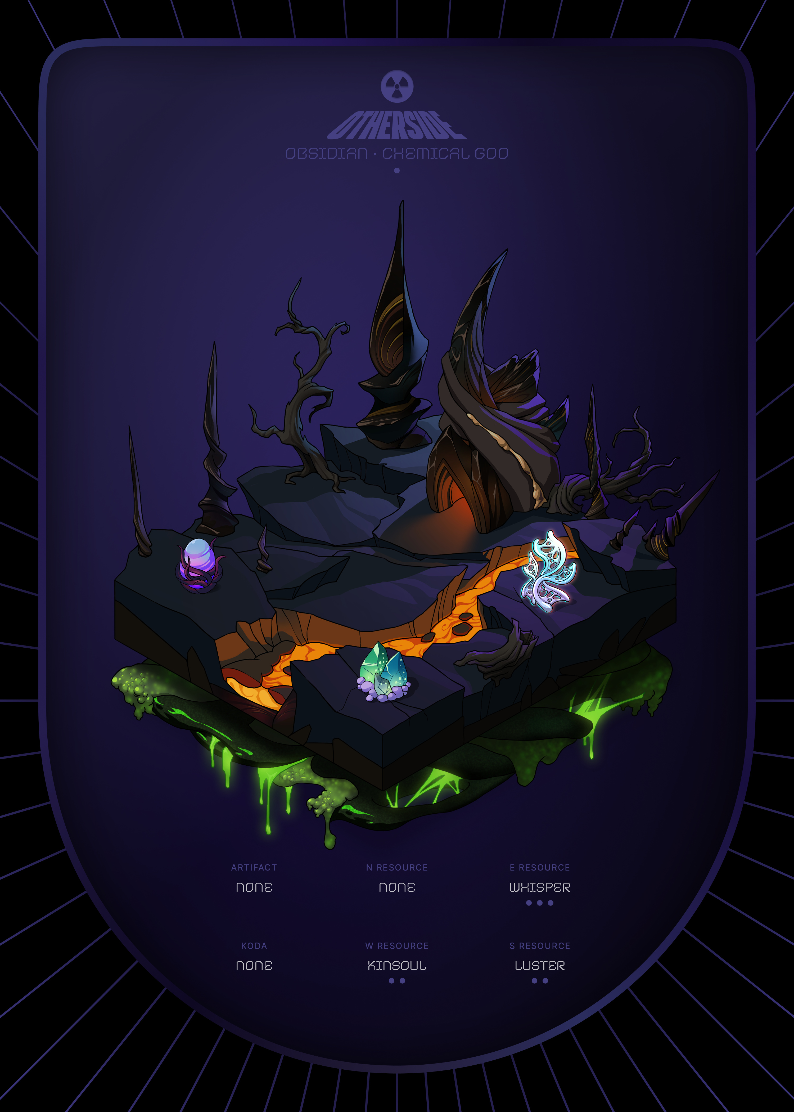 Otherdeed #15969 — Obsidian