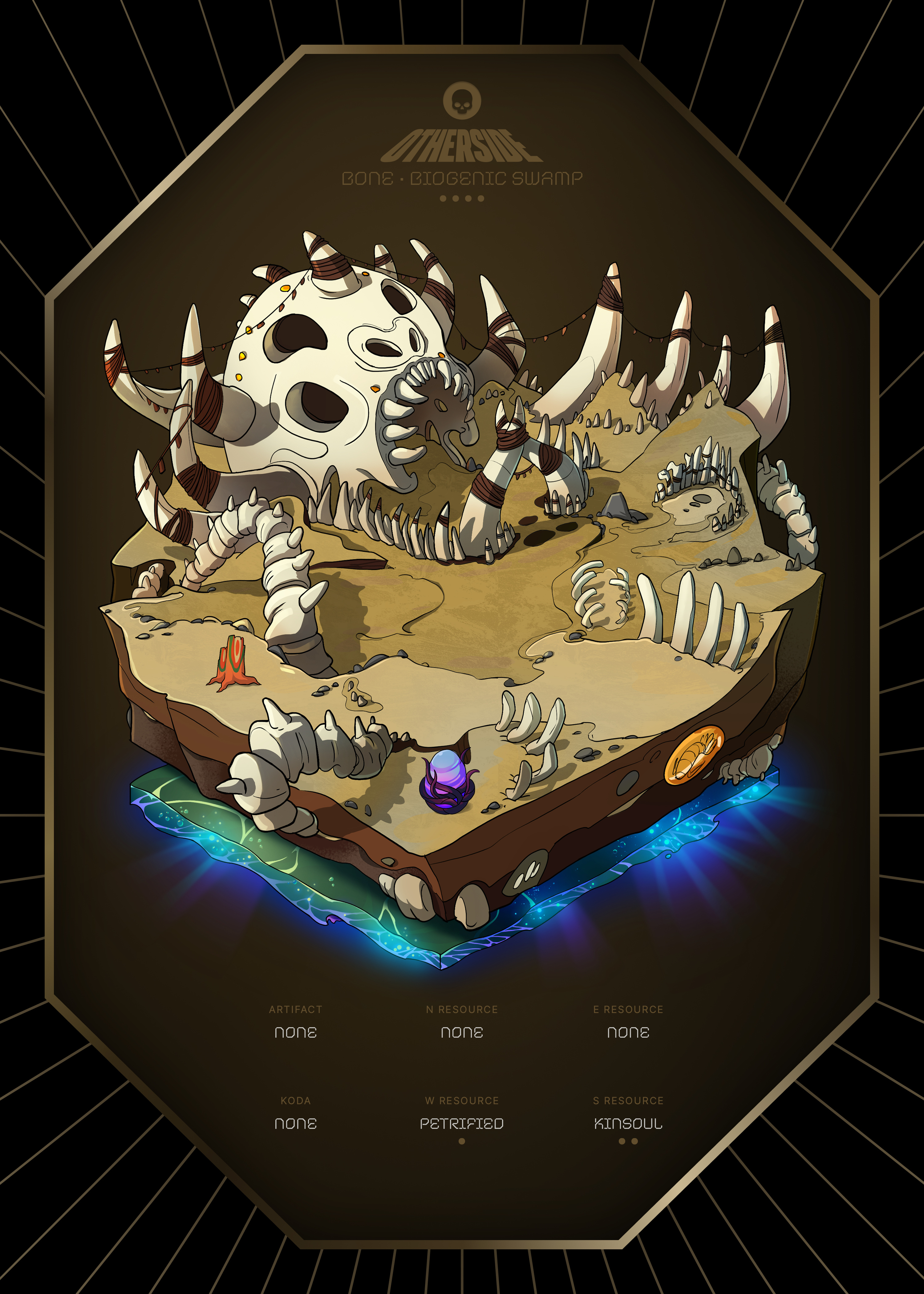Otherdeed #5215 — Bone