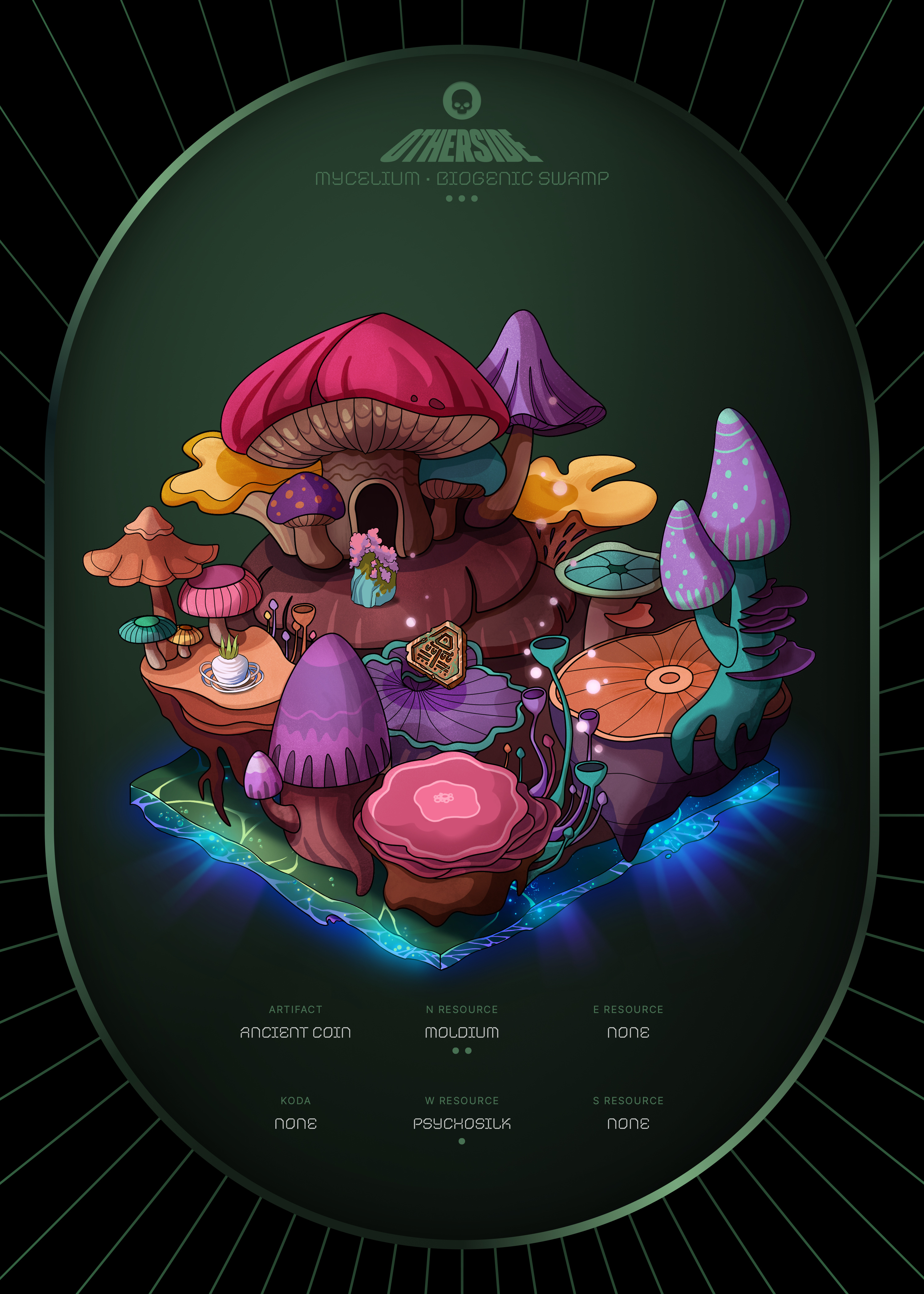 Otherdeed #5567 — Mycelium