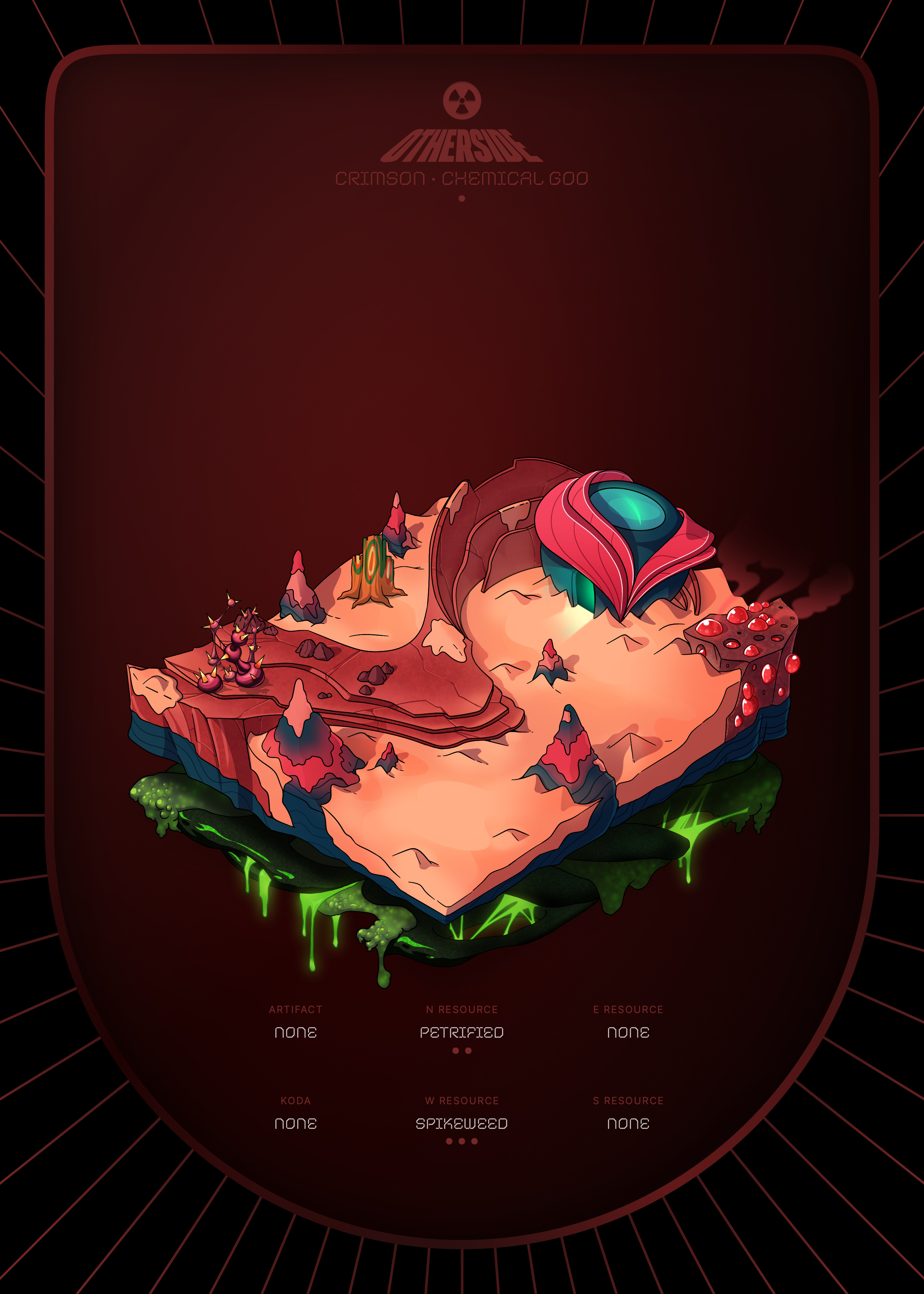 Otherdeed #25445 — Crimson
