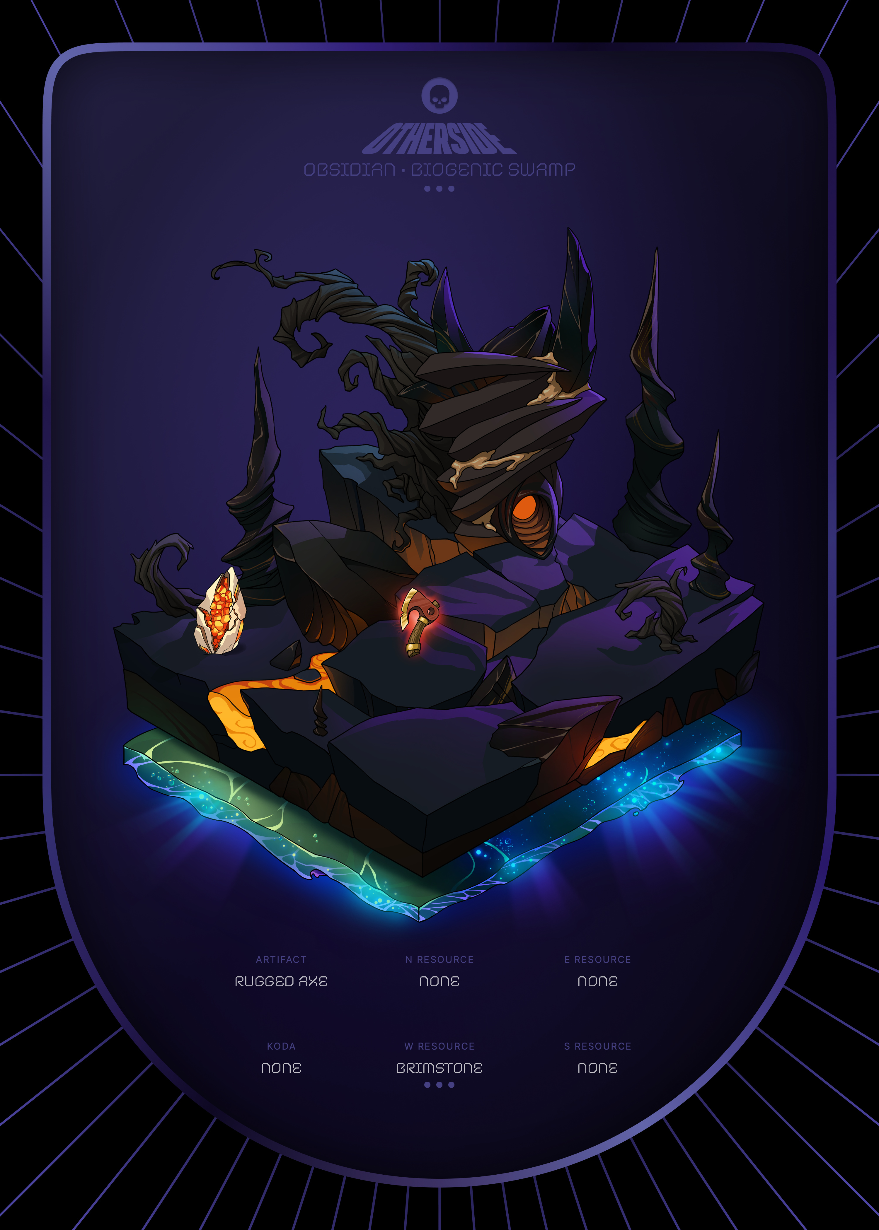 Otherdeed #5289 — Obsidian