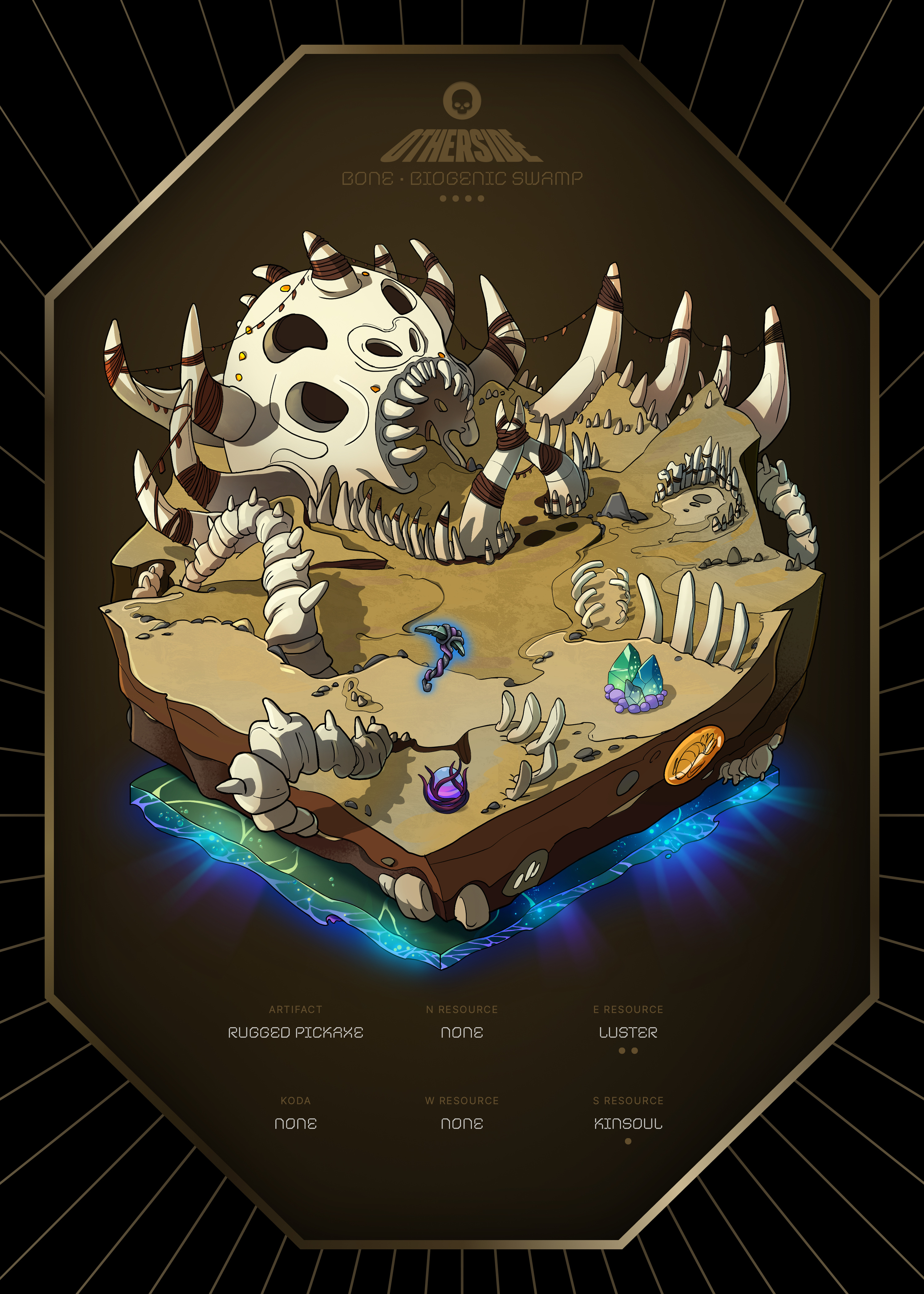 Otherdeed #7436 — Bone