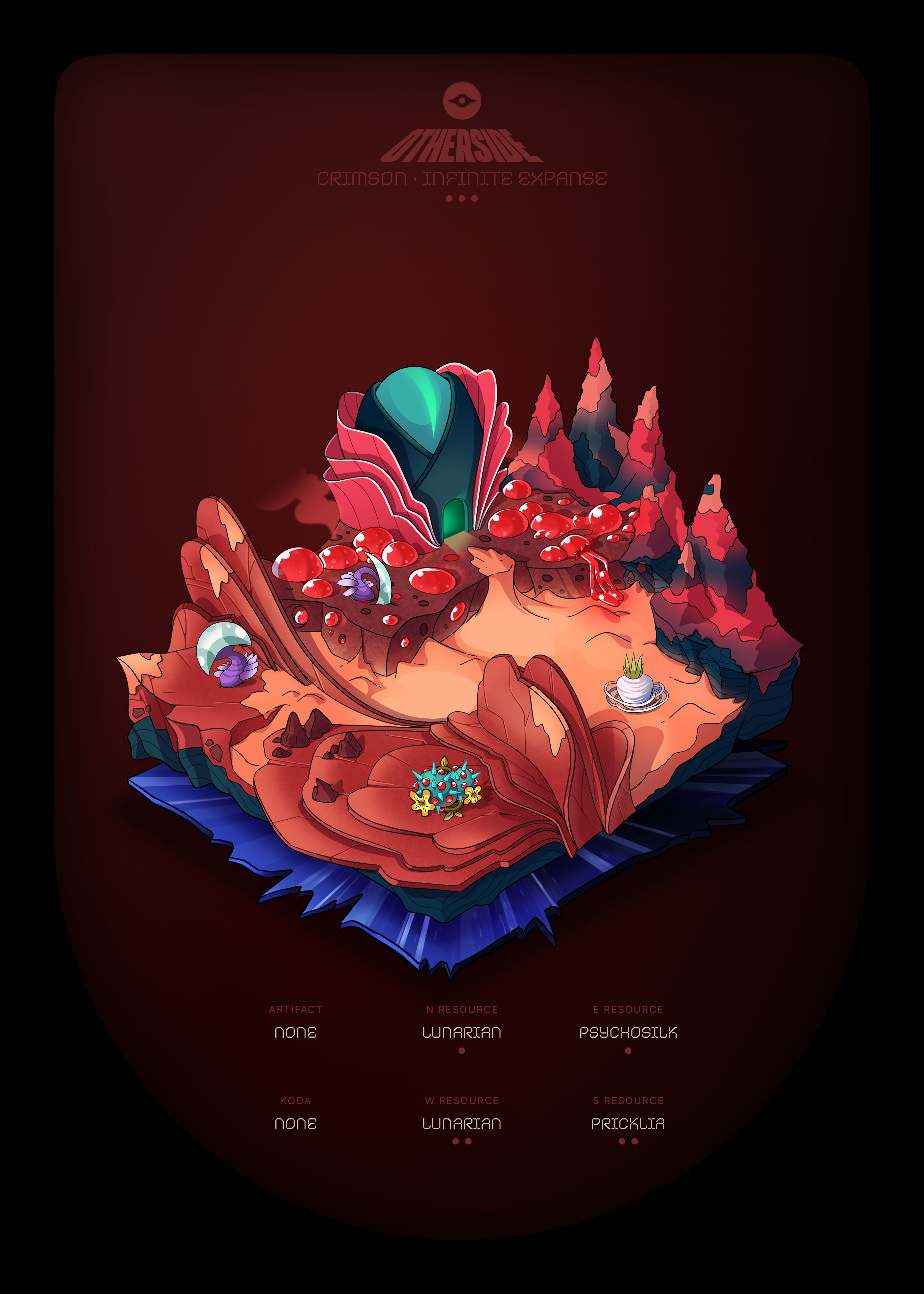 Otherdeed #55300 — Crimson