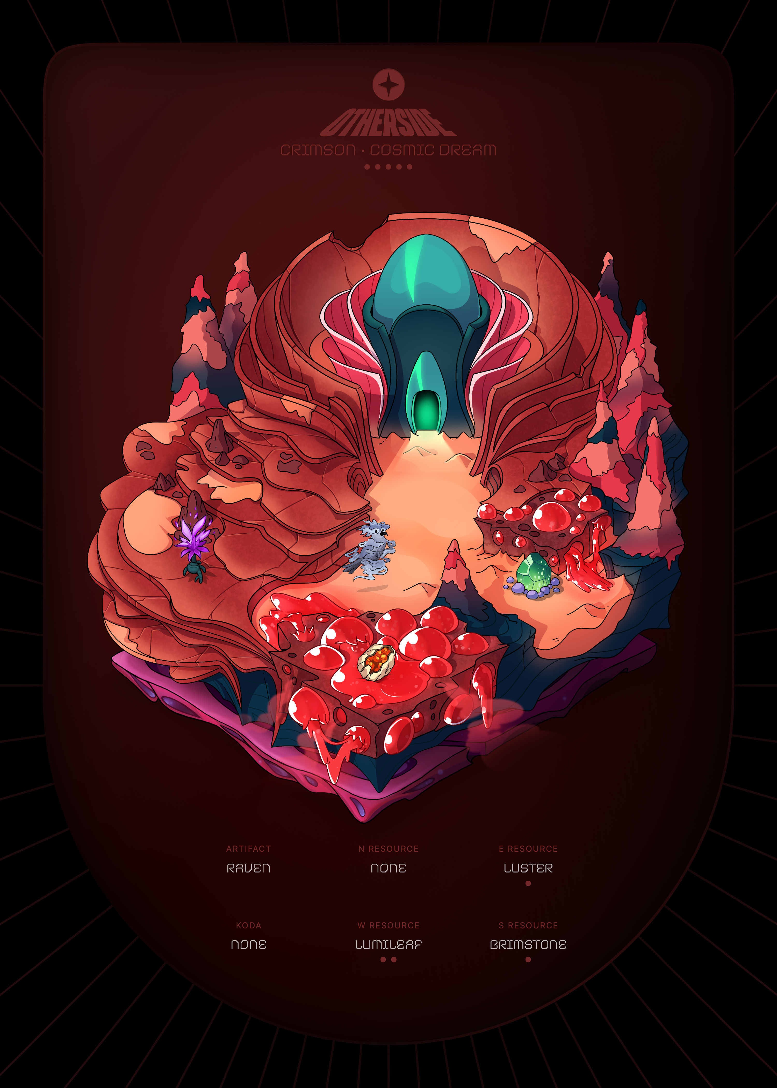 Otherdeed #35926 — Crimson