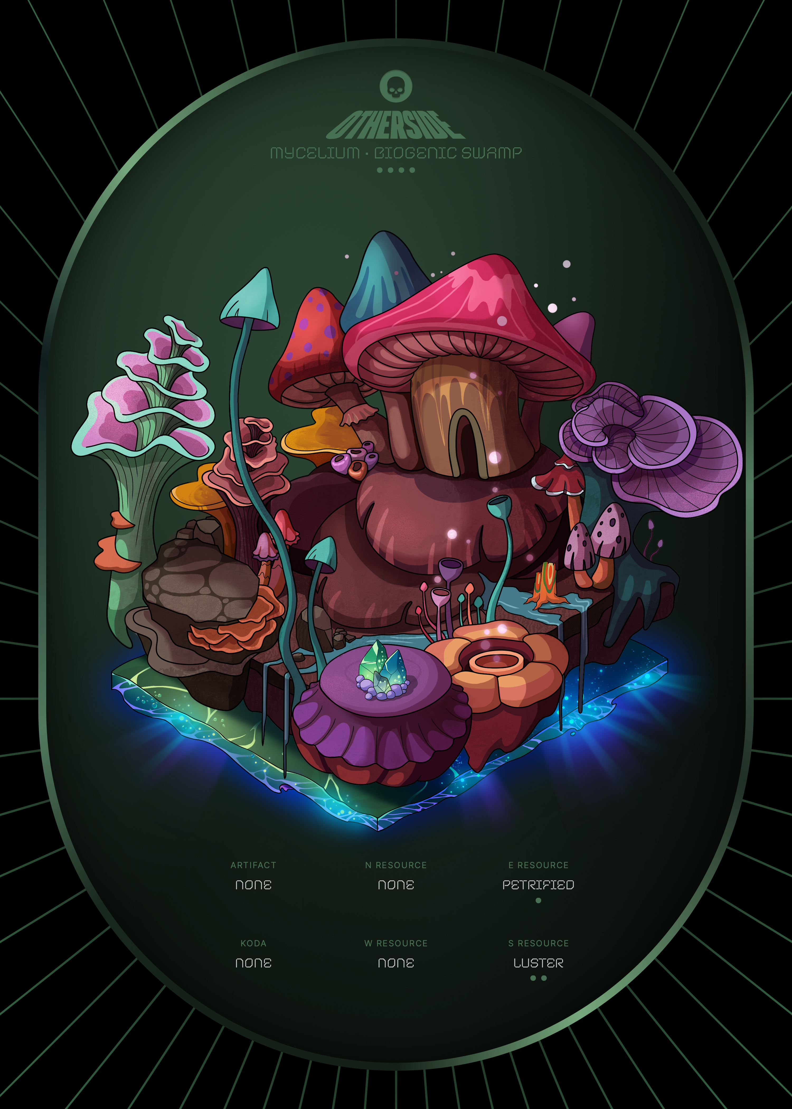 Otherdeed #8077 — Mycelium