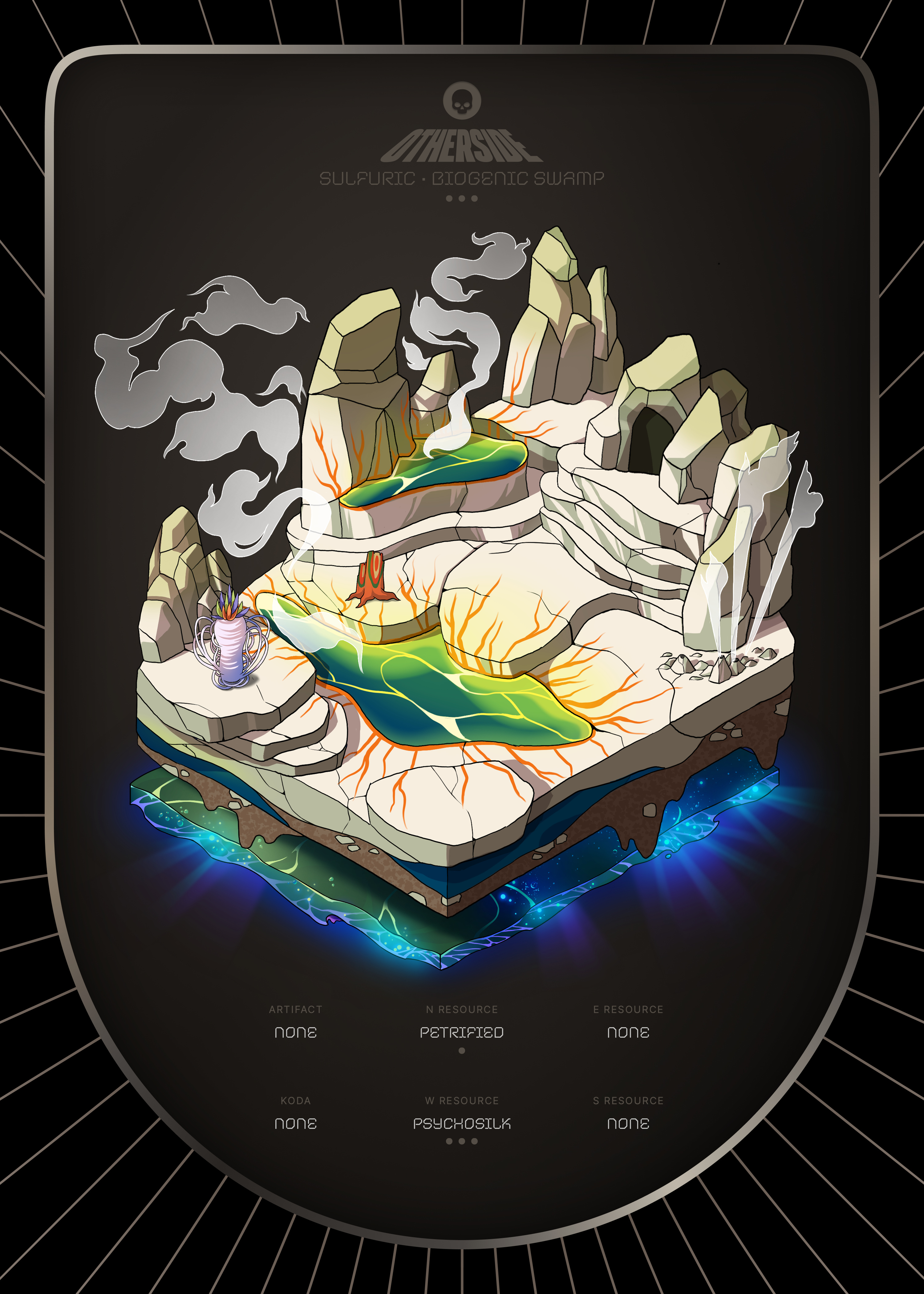 Otherdeed #8121 — Sulfuric