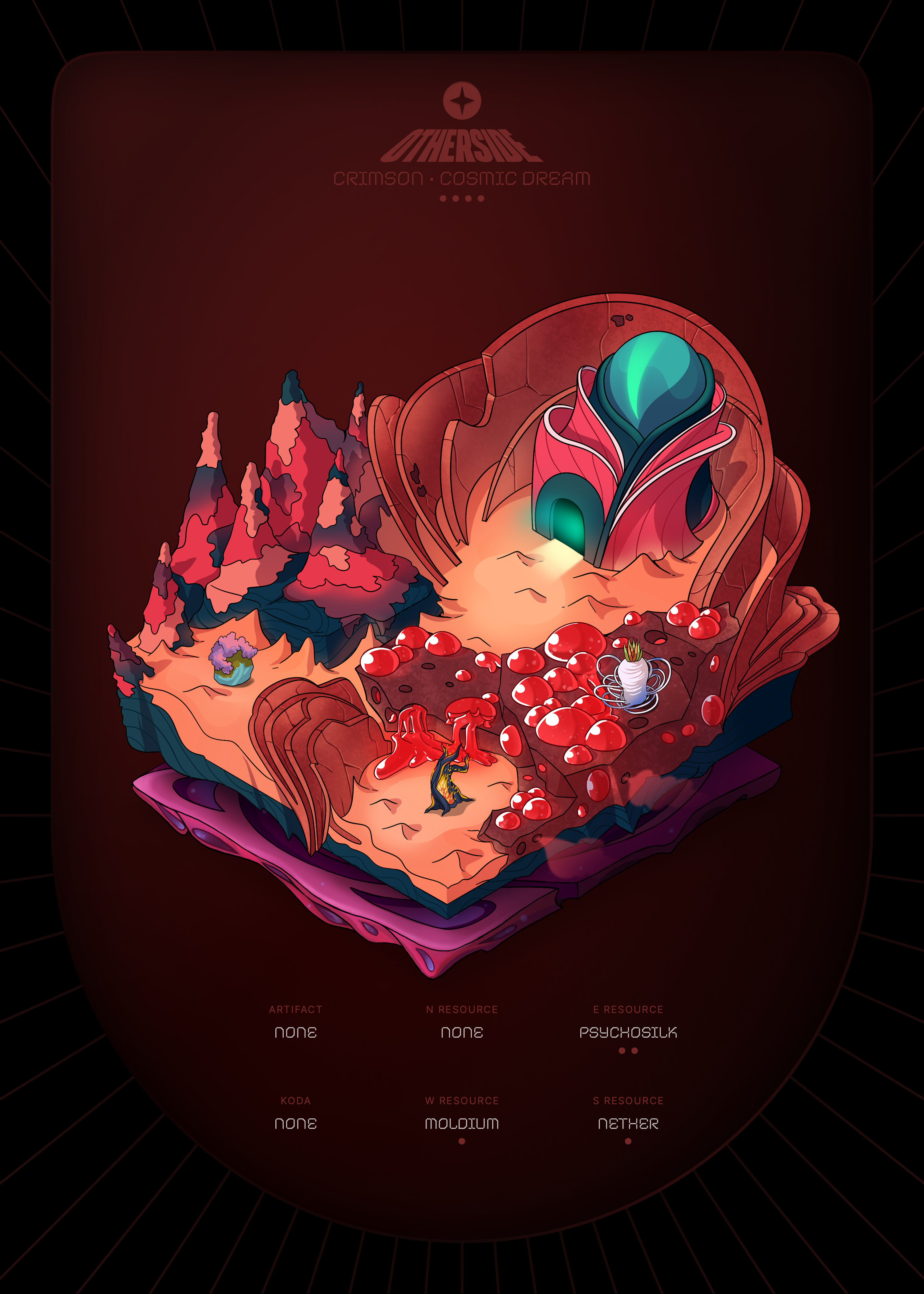 Otherdeed #89960 — Crimson