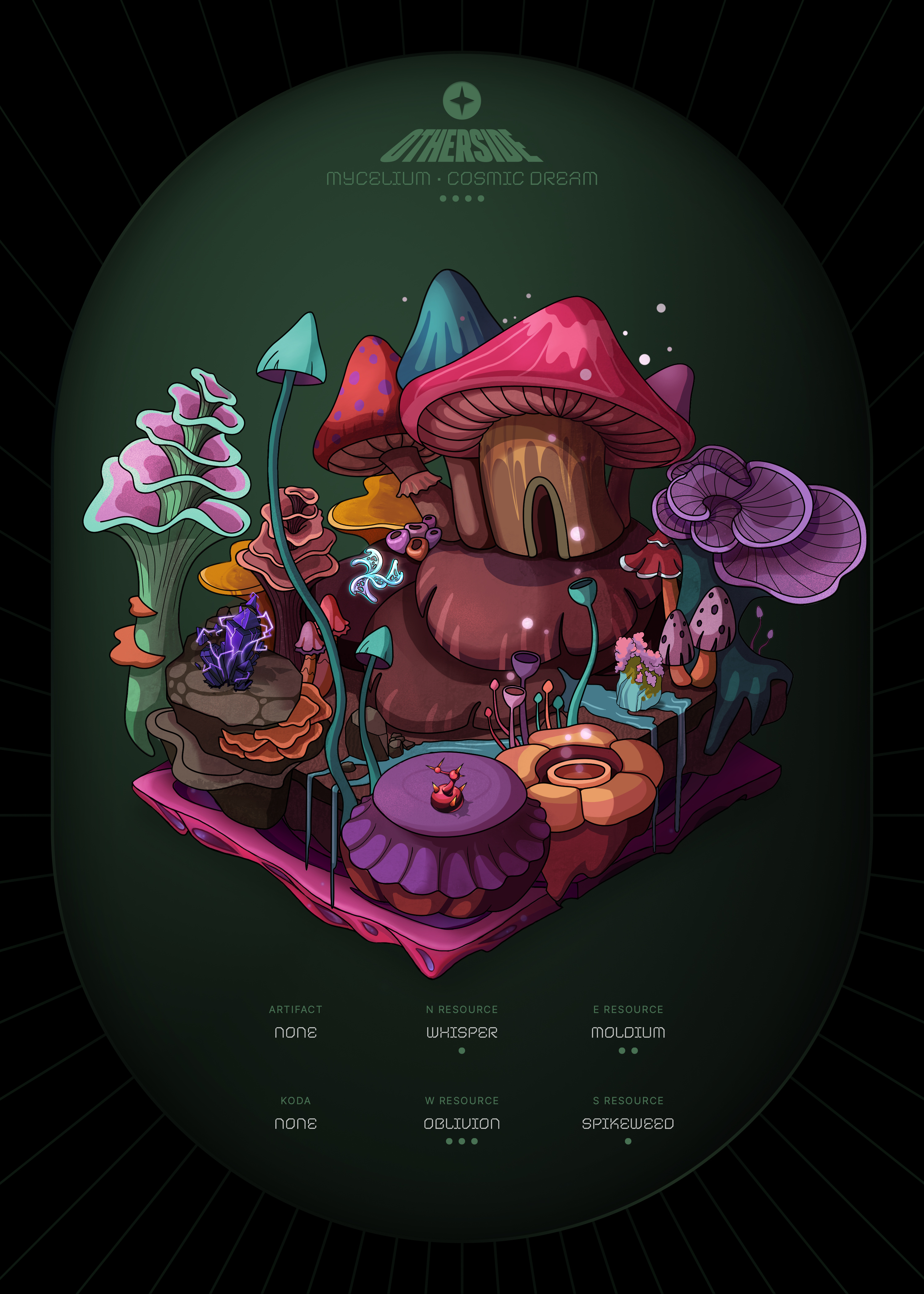 Otherdeed #88832 — Mycelium