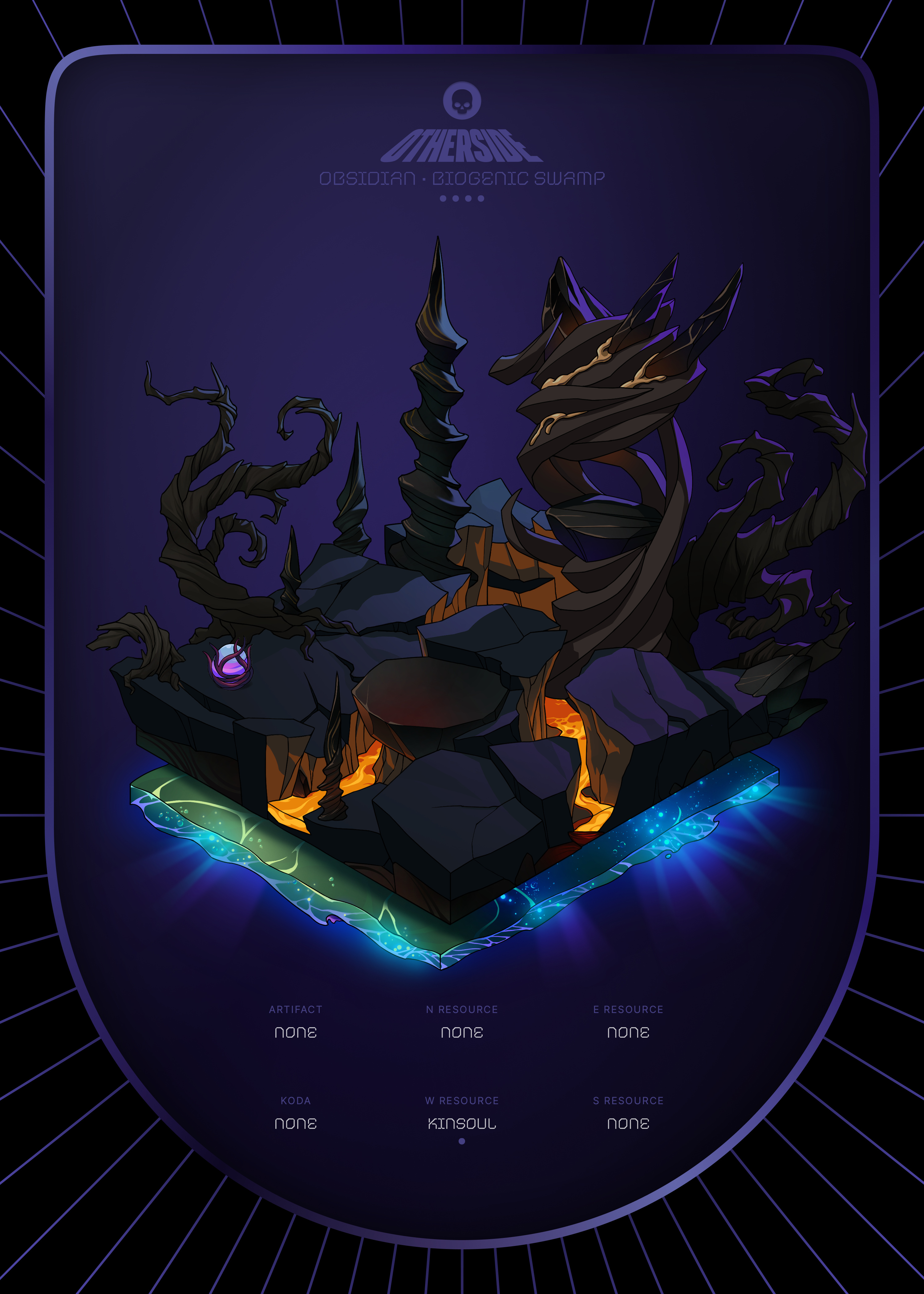 Otherdeed #4755 — Obsidian