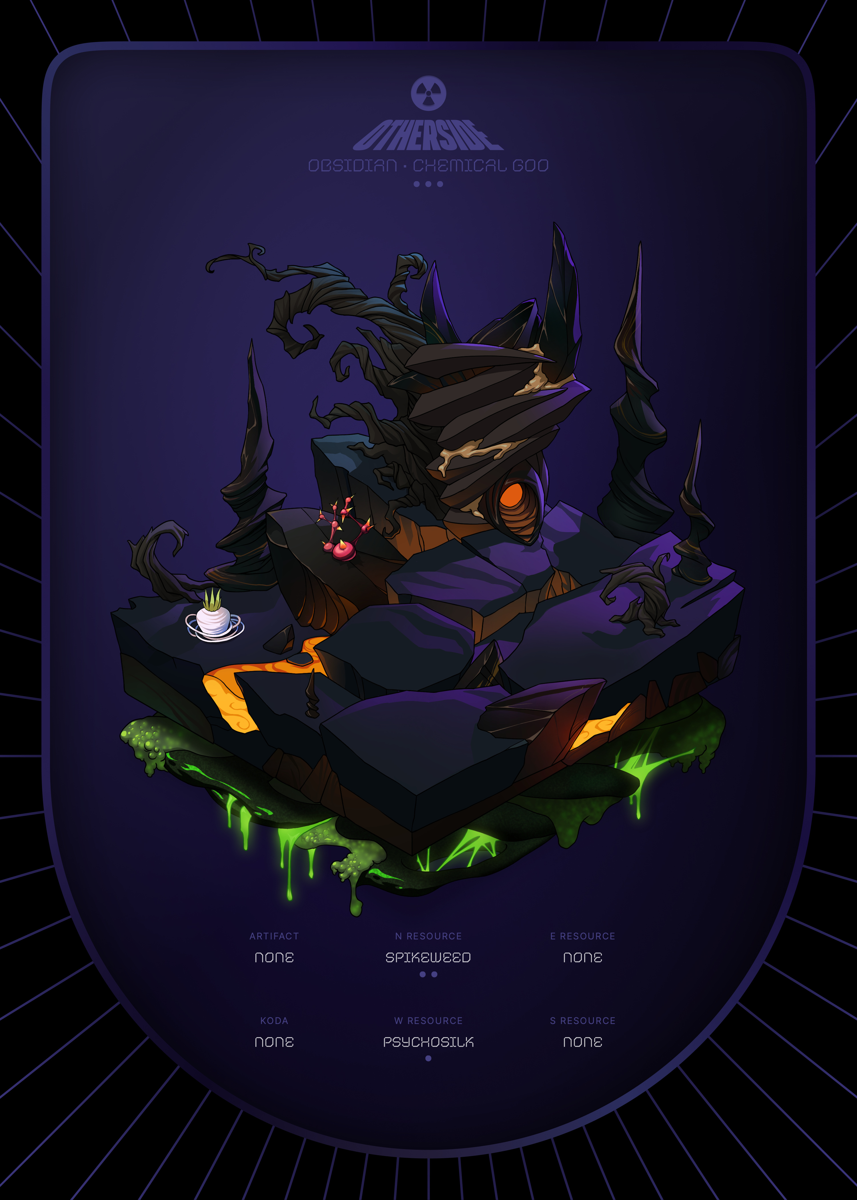 Otherdeed #24722 — Obsidian