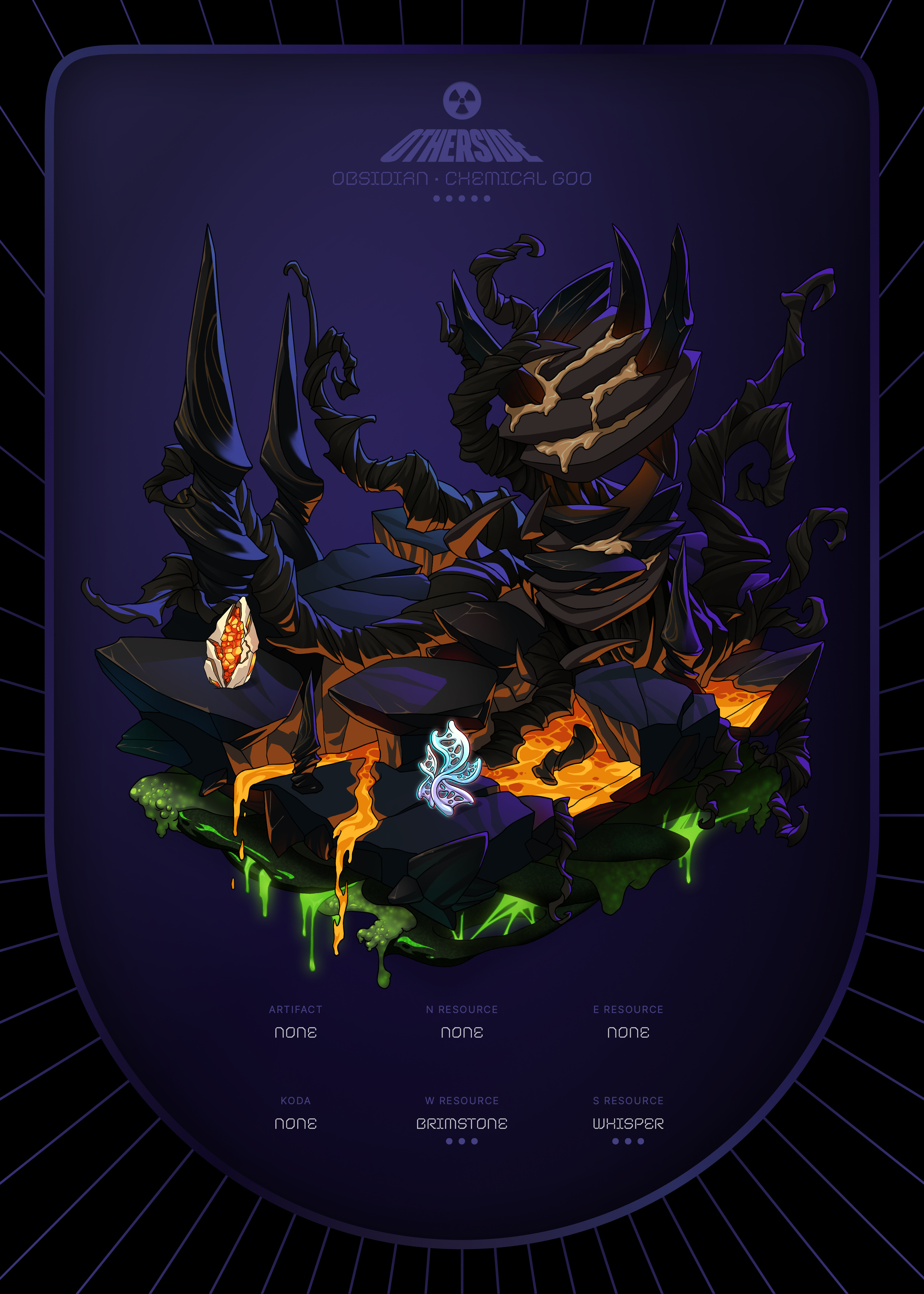 Otherdeed #14637 — Obsidian