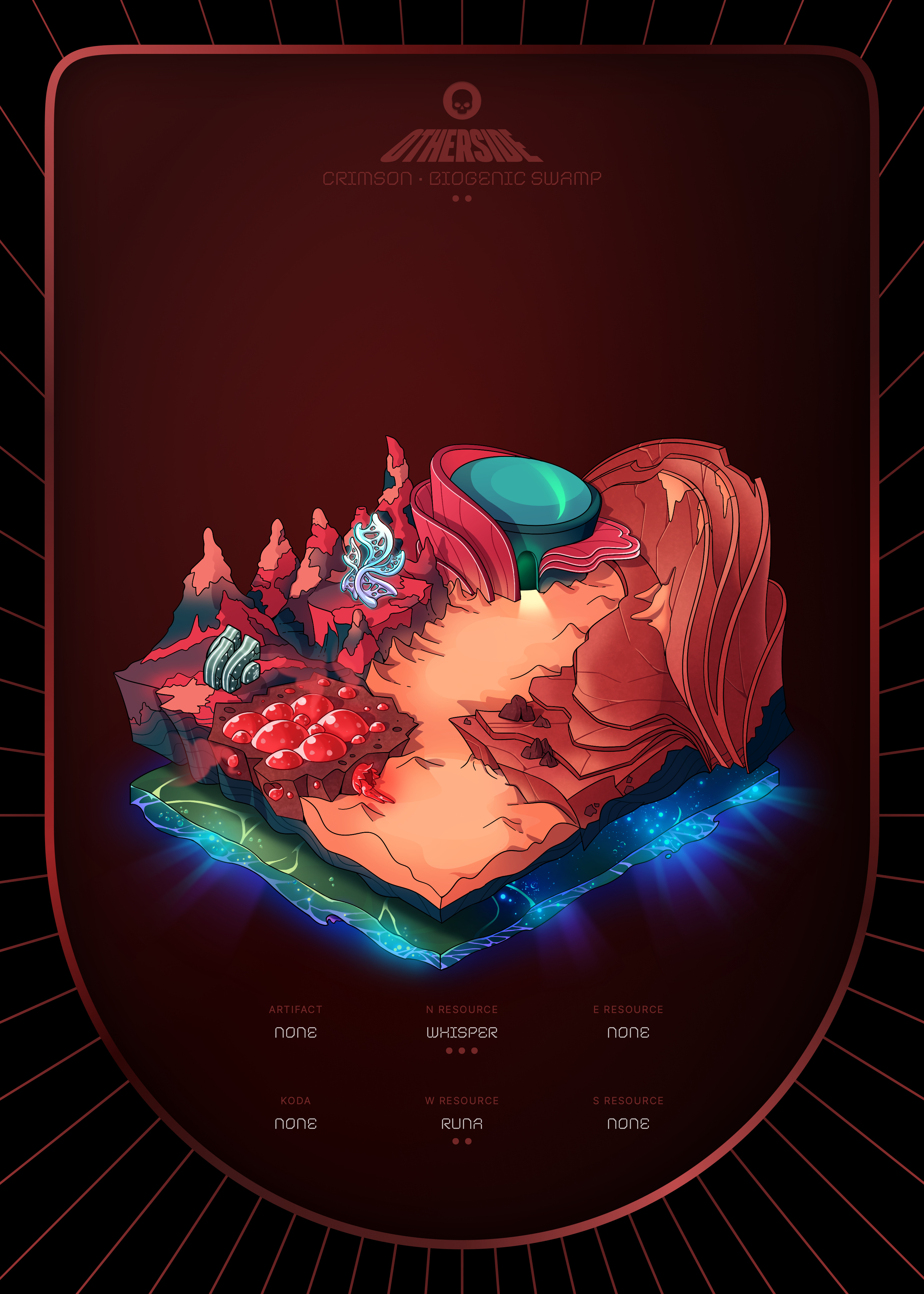 Otherdeed #3934 — Crimson