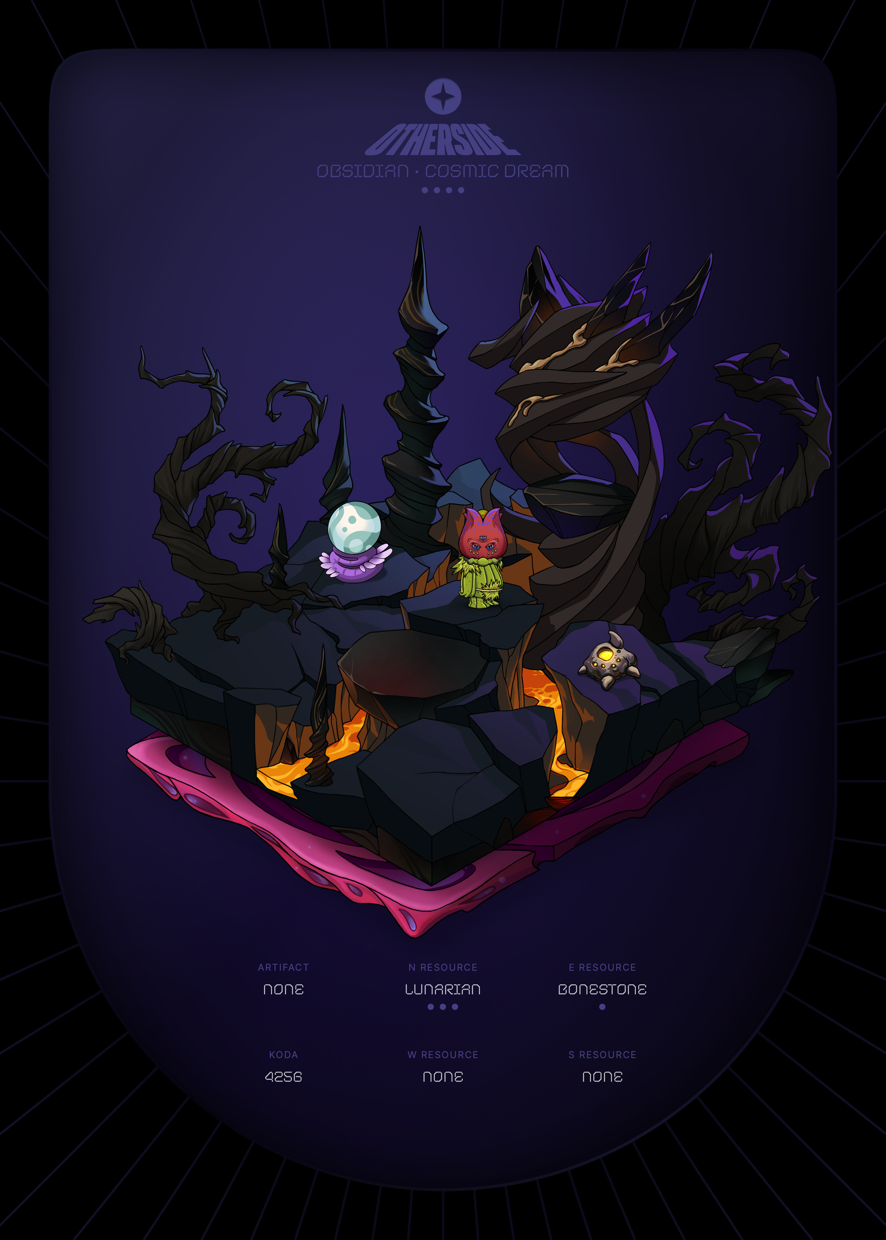 Otherdeed #92951 — Obsidian