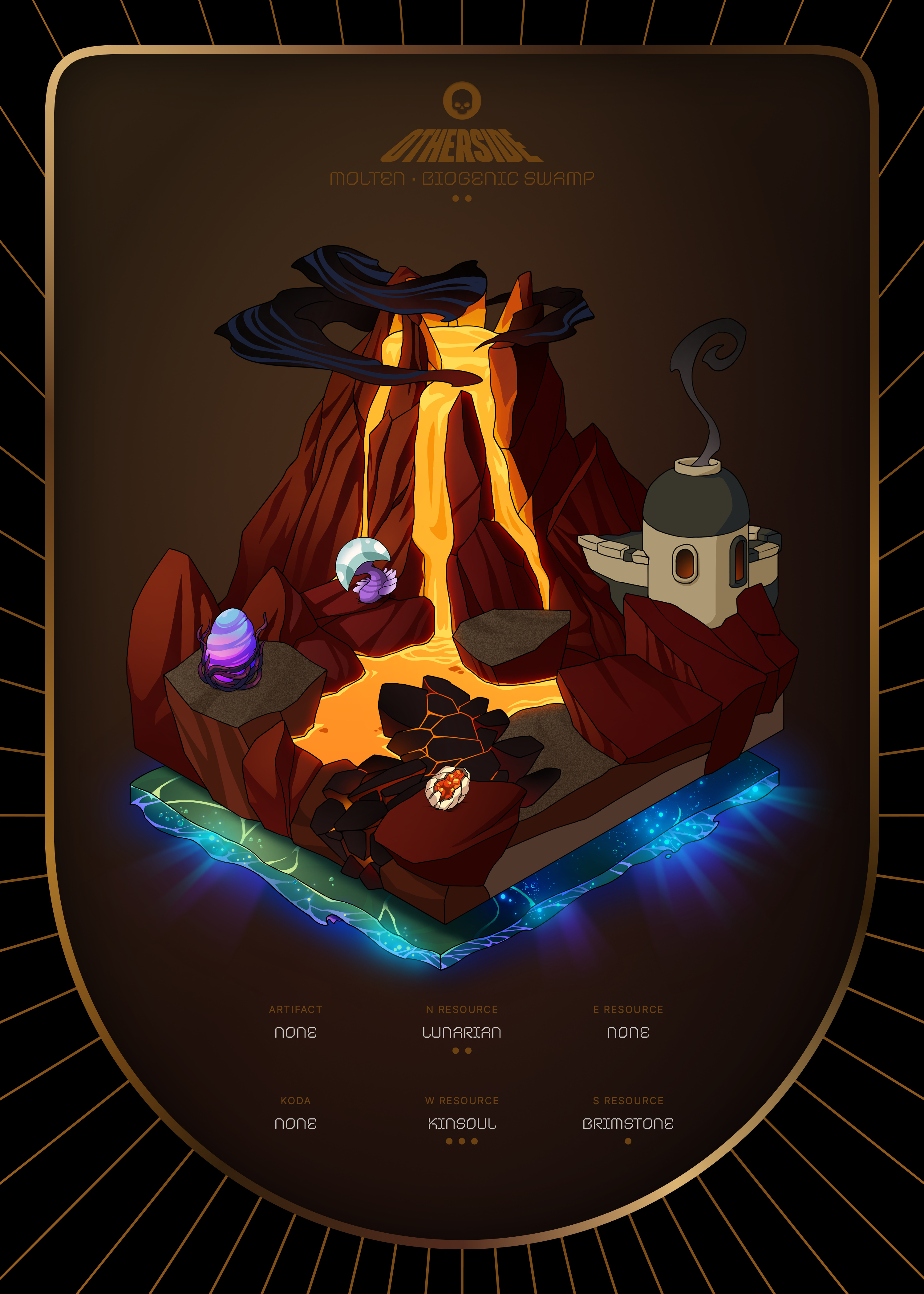 Otherdeed #3793 — Molten