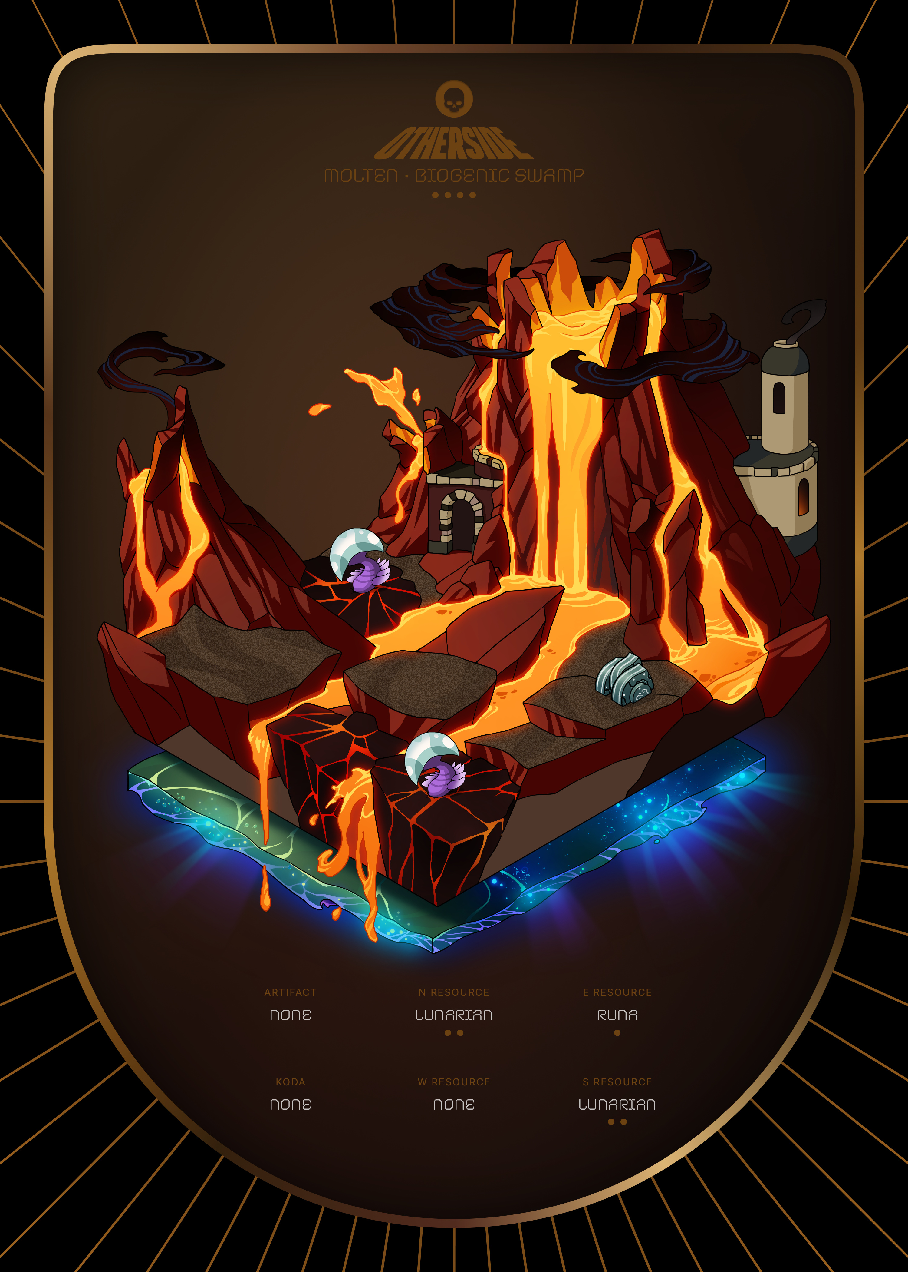 Otherdeed #5124 — Molten