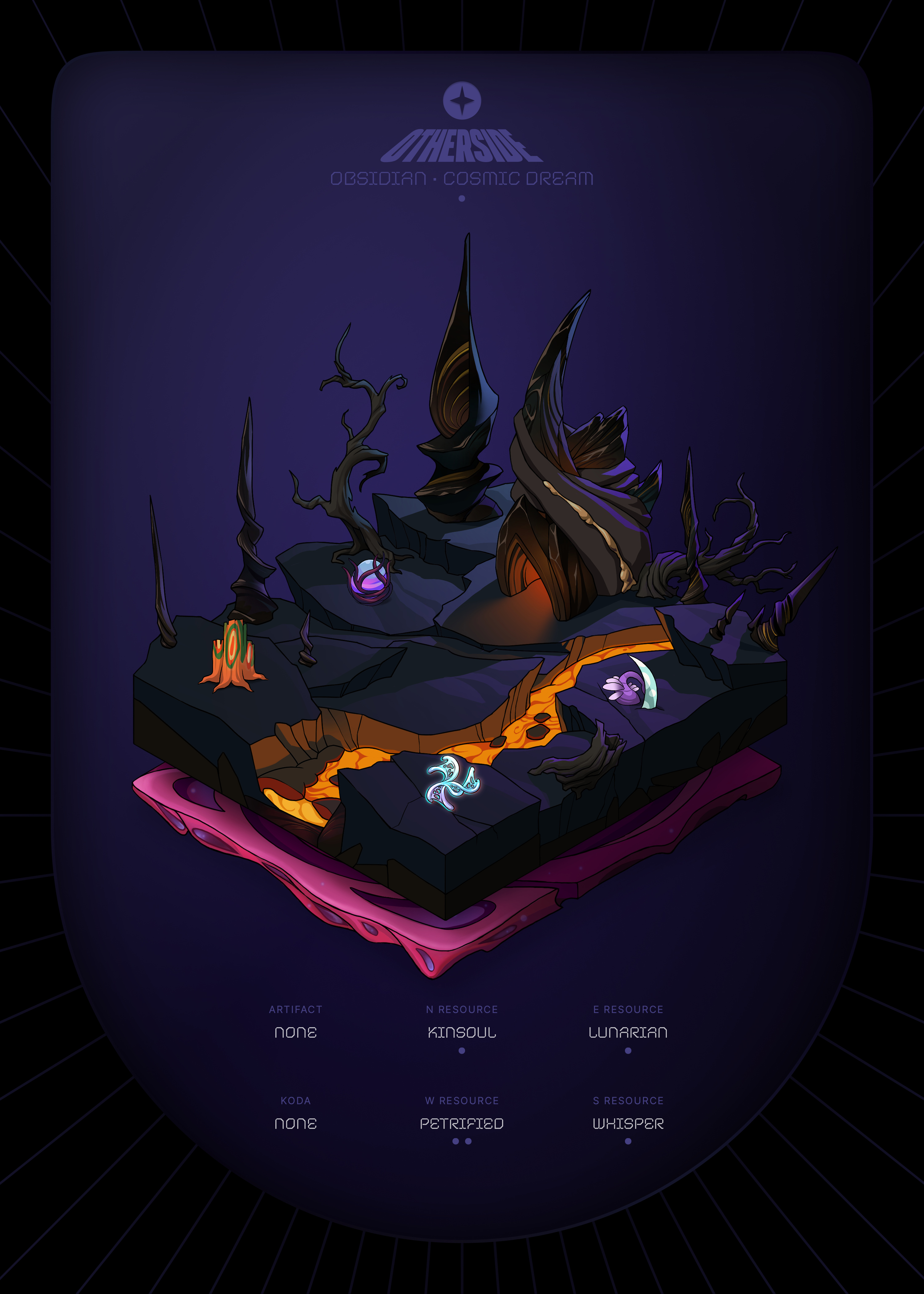 Otherdeed #33031 — Obsidian