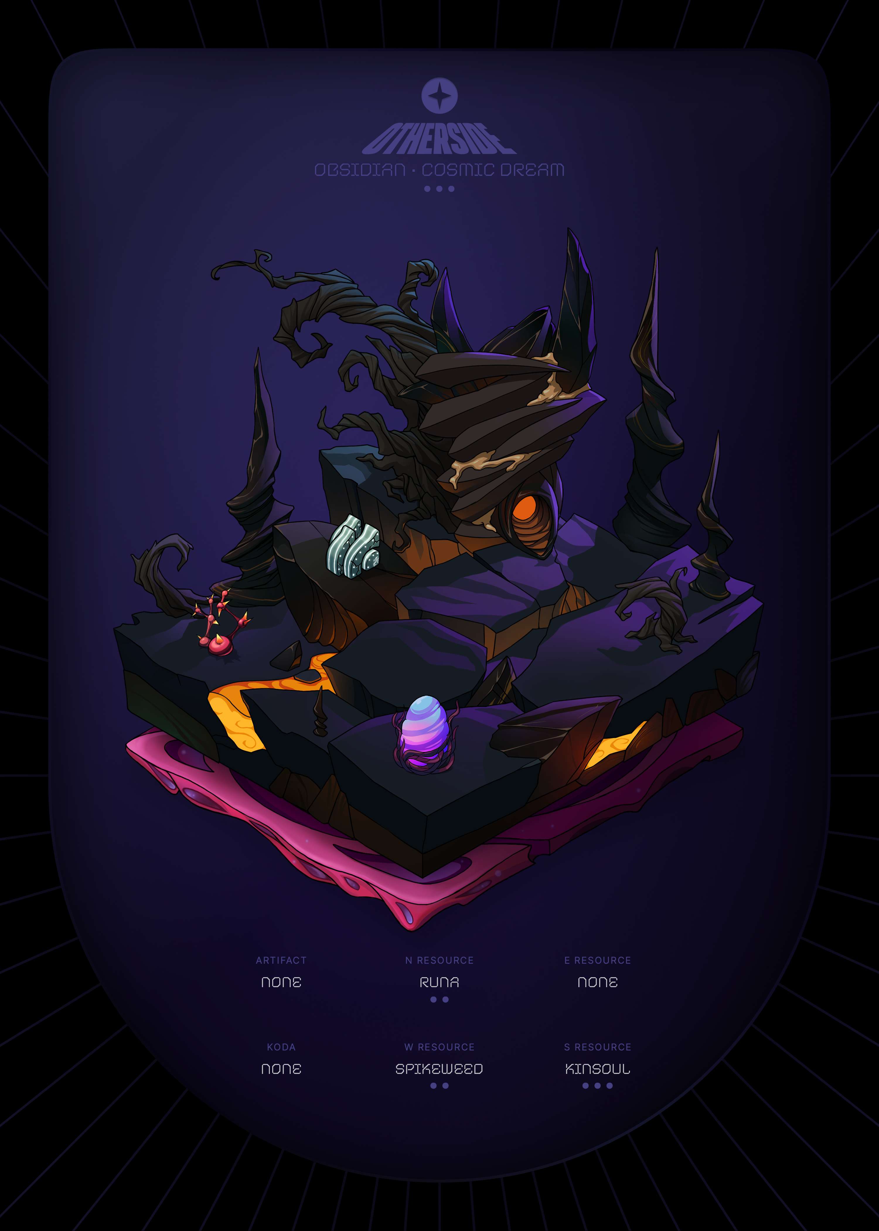 Otherdeed #92422 — Obsidian