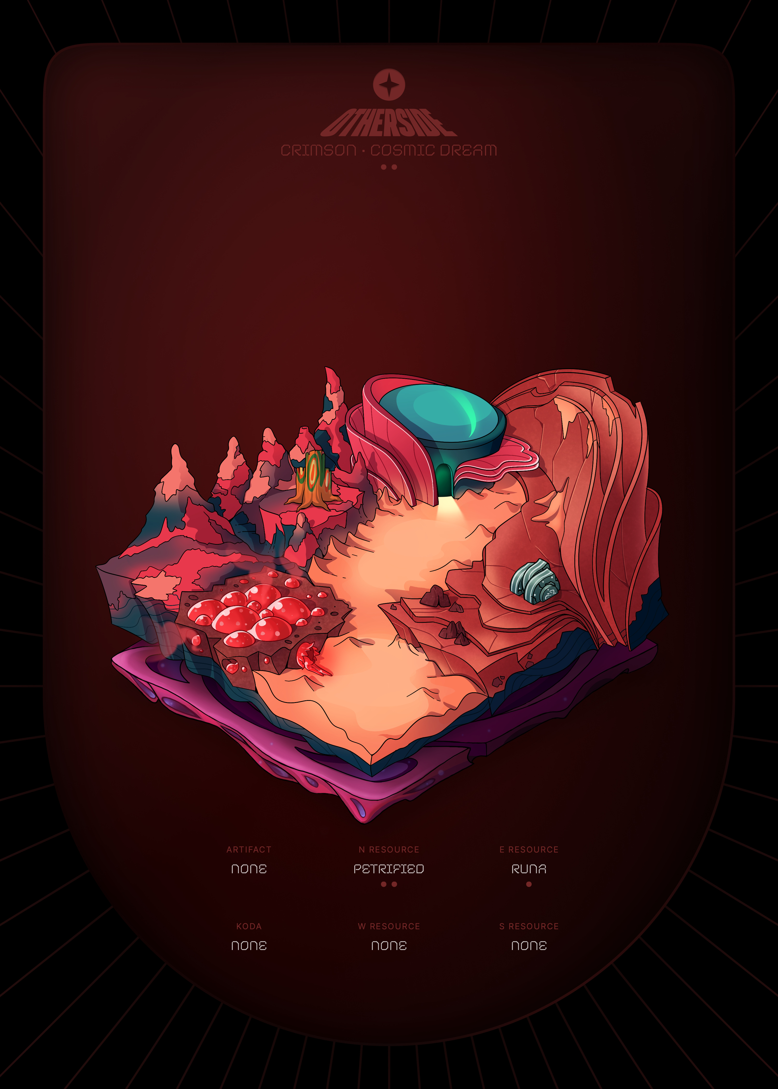 Otherdeed #37145 — Crimson