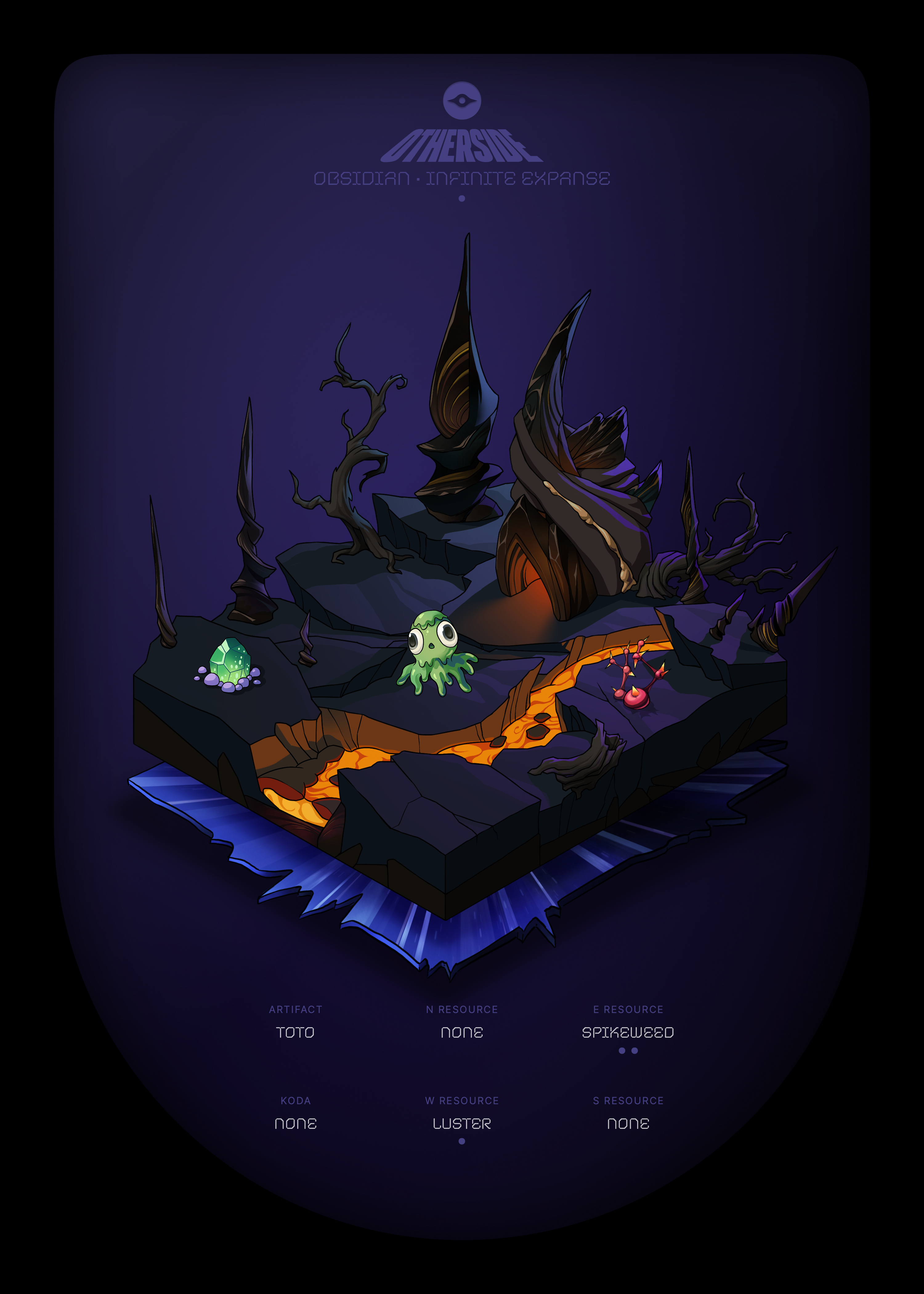 Otherdeed #42186 — Obsidian