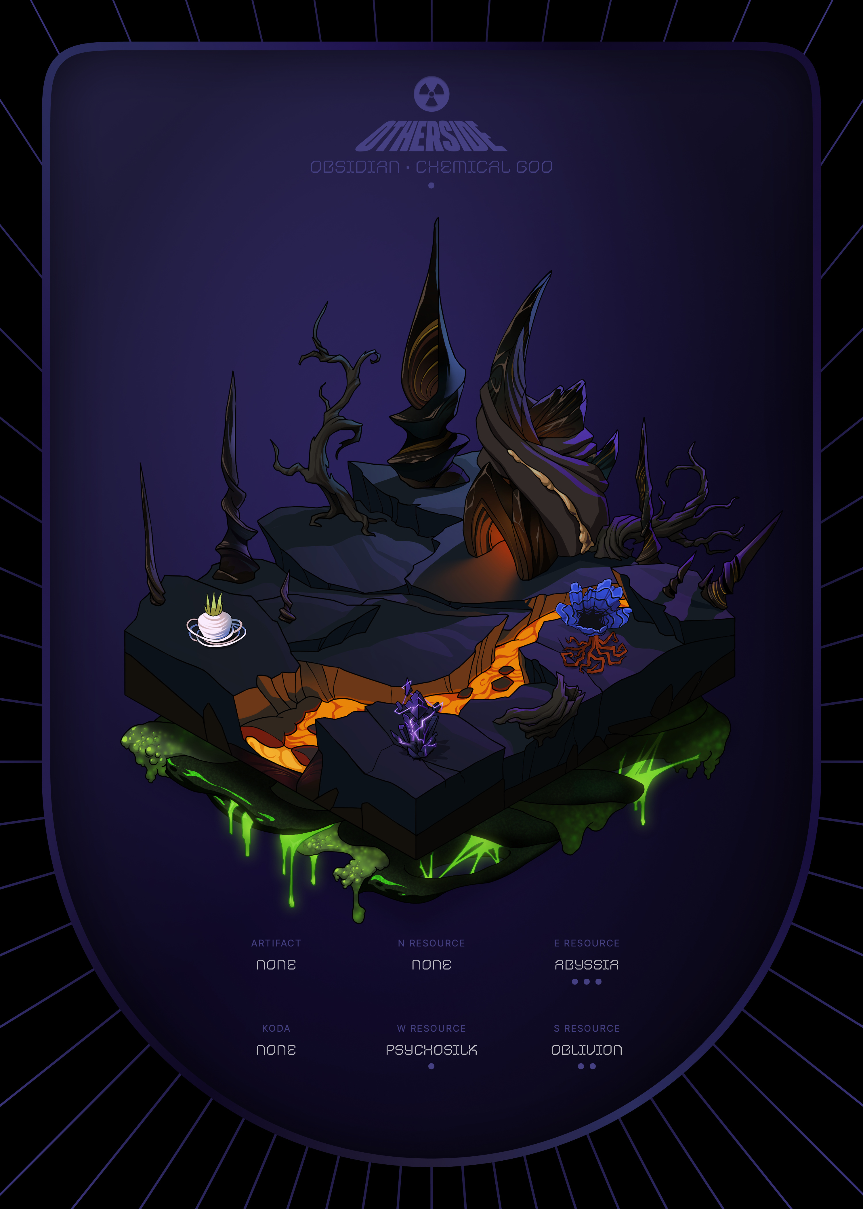 Otherdeed #25676 — Obsidian