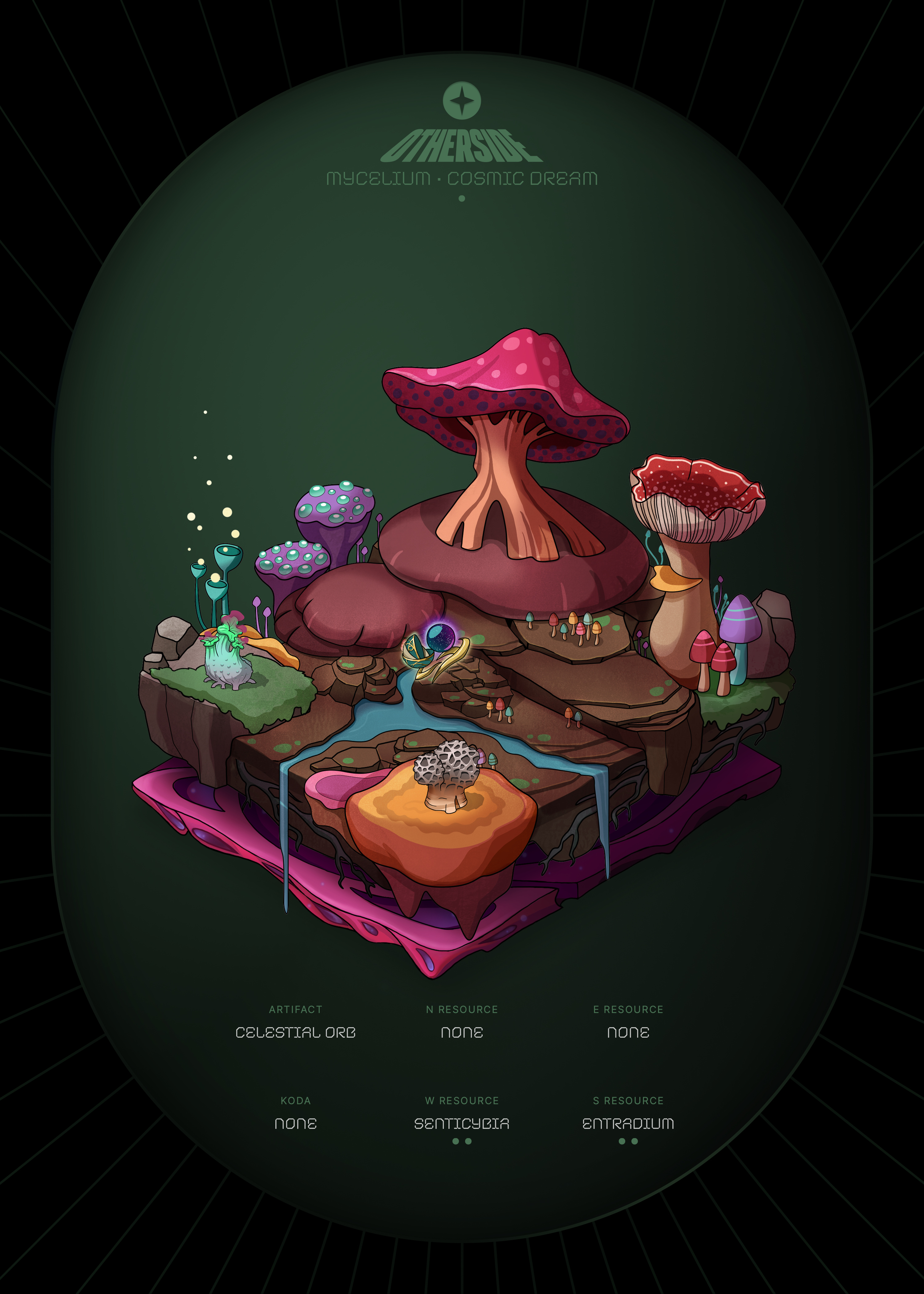 Otherdeed #93499 — Mycelium
