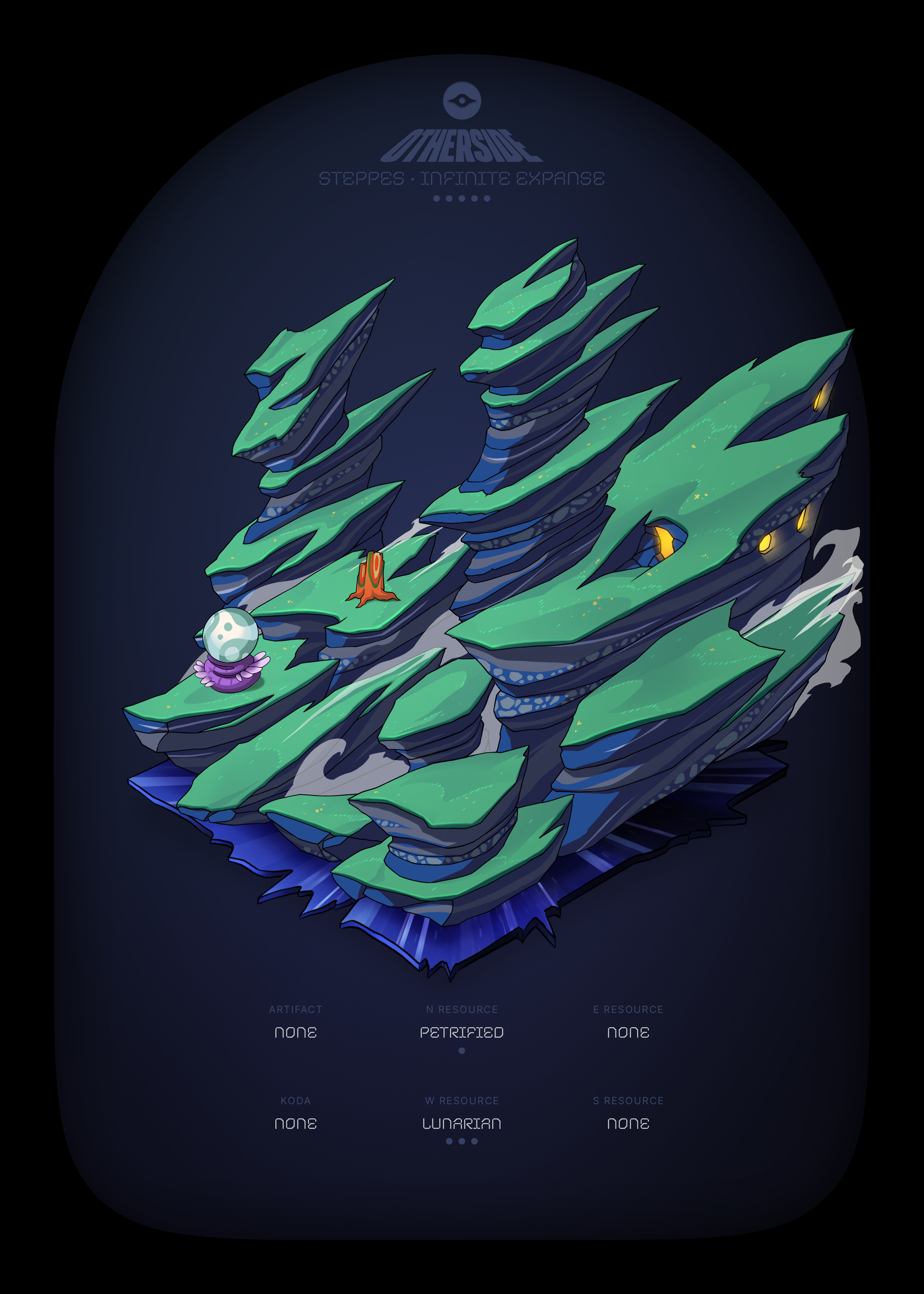 Otherdeed #49976 — Steppes