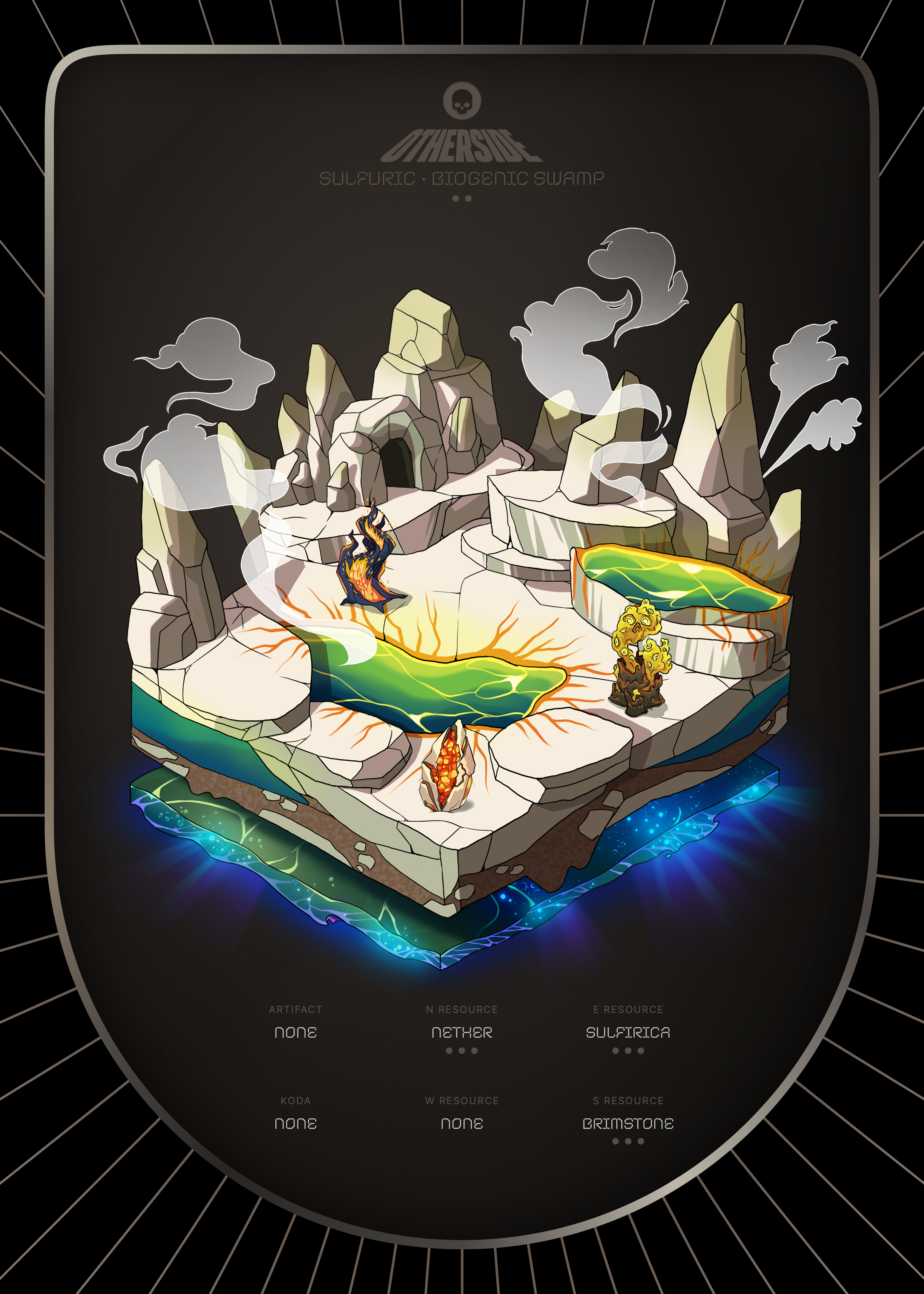 Otherdeed #5425 — Sulfuric