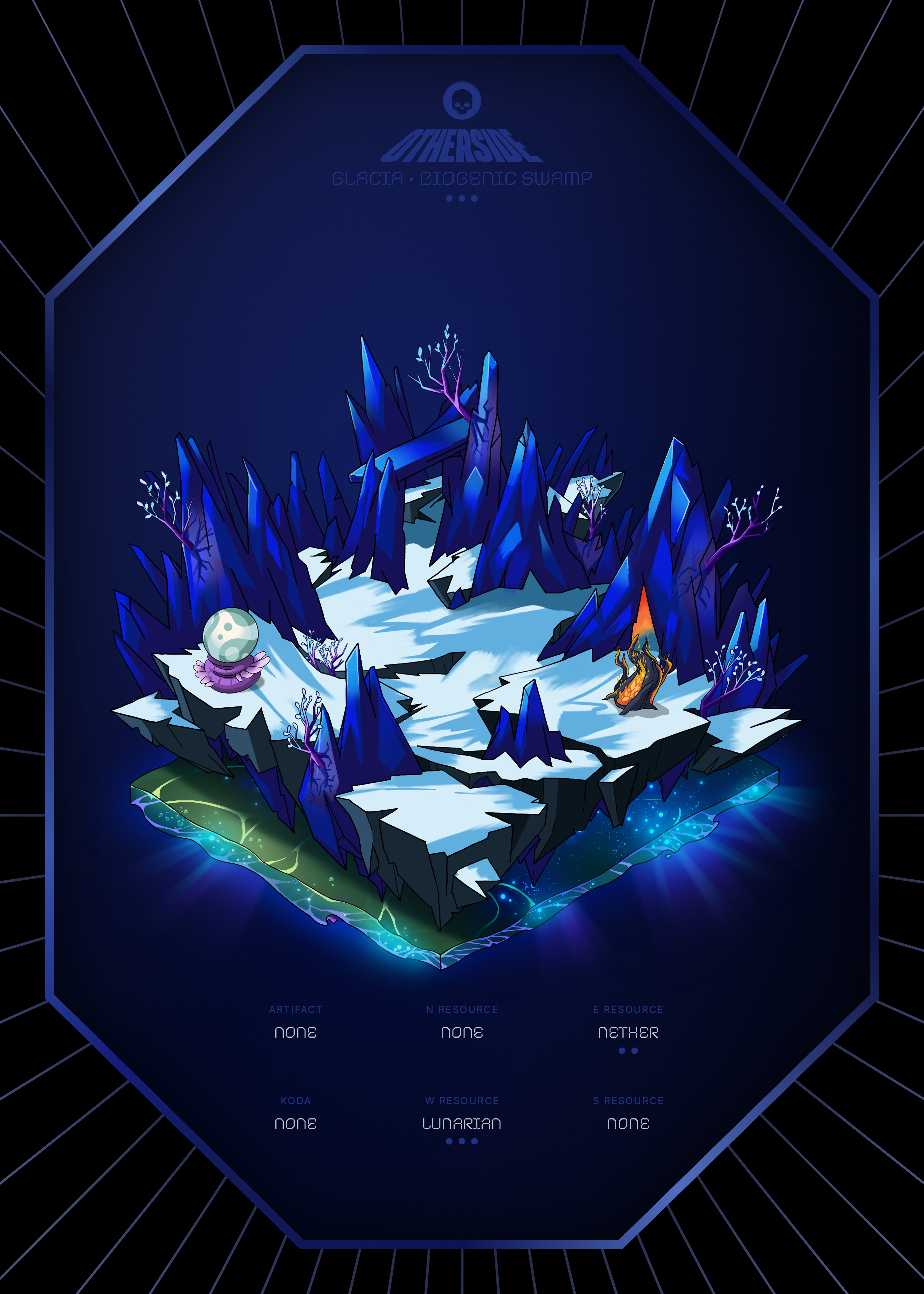 Otherdeed #3277 — Glacia