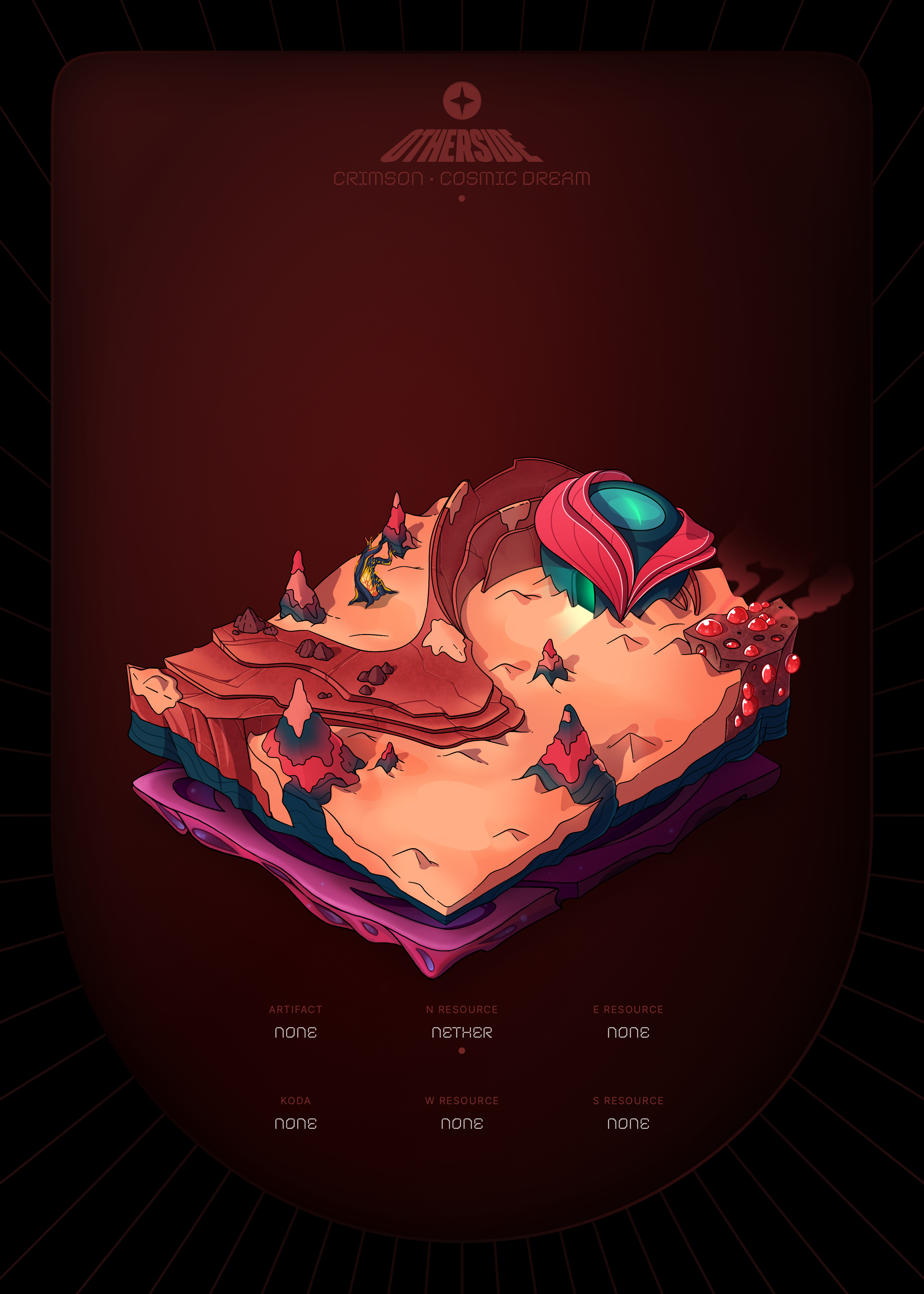 Otherdeed #98286 — Crimson