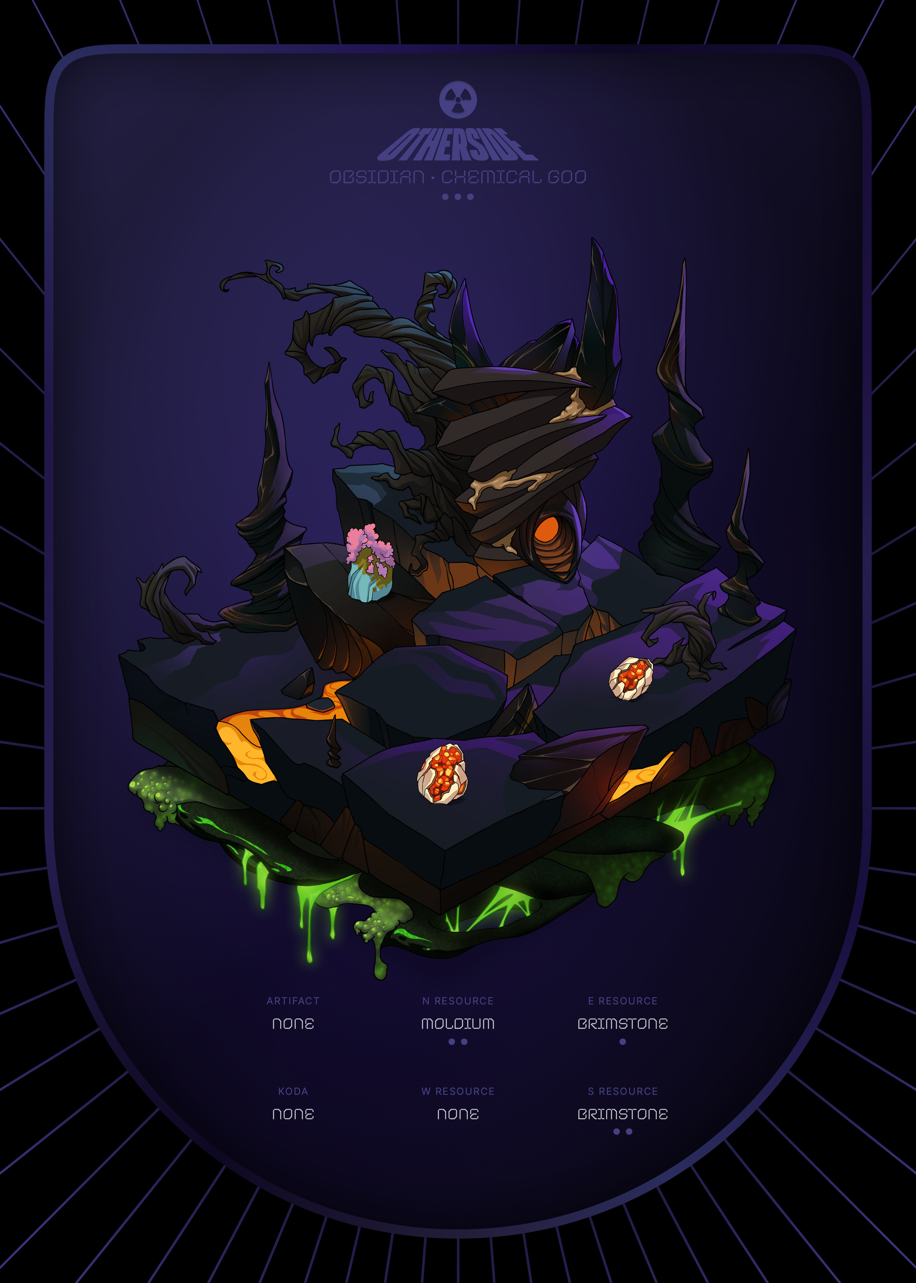 Otherdeed #10550 — Obsidian