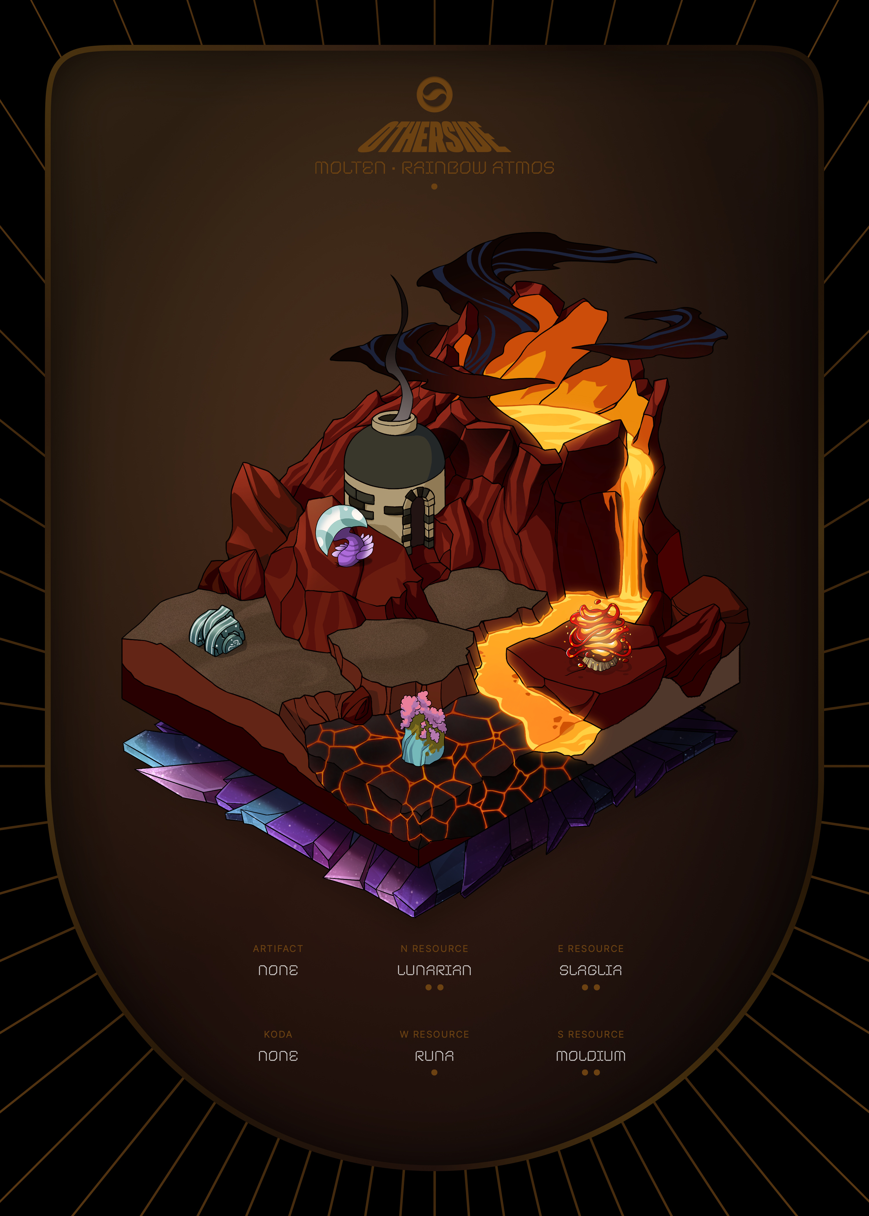 Otherdeed #80432 — Molten