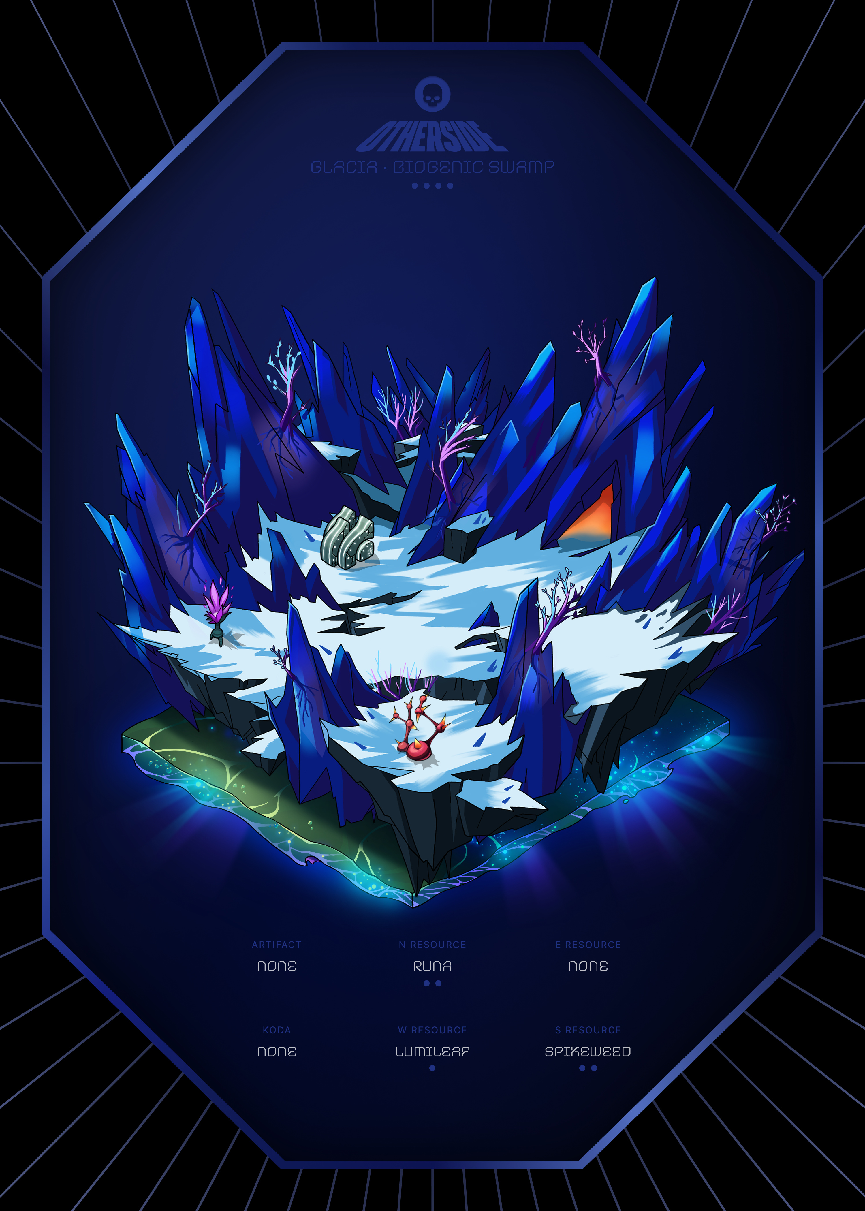 Otherdeed #9263 — Glacia