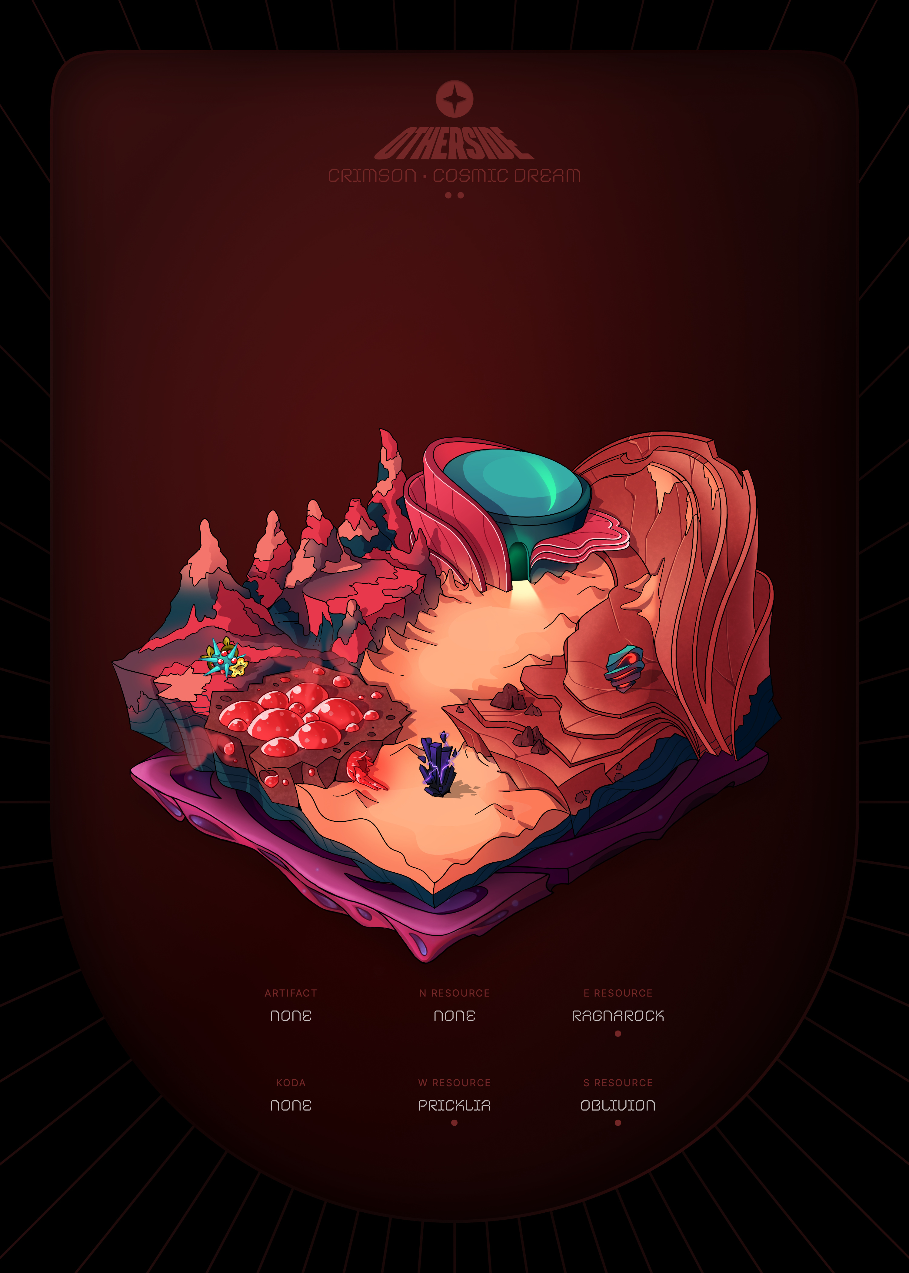 Otherdeed #98882 — Crimson