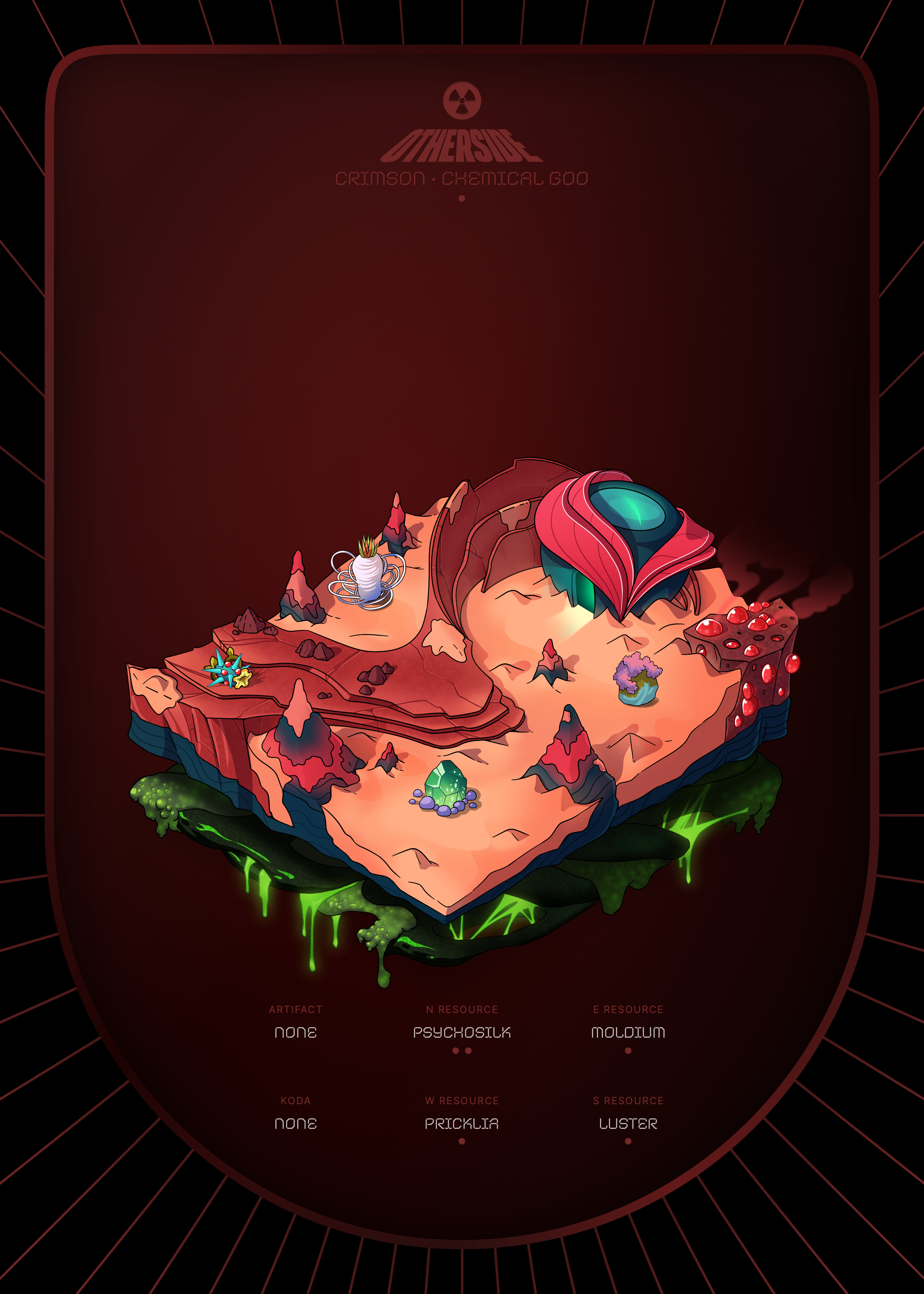 Otherdeed #23896 — Crimson