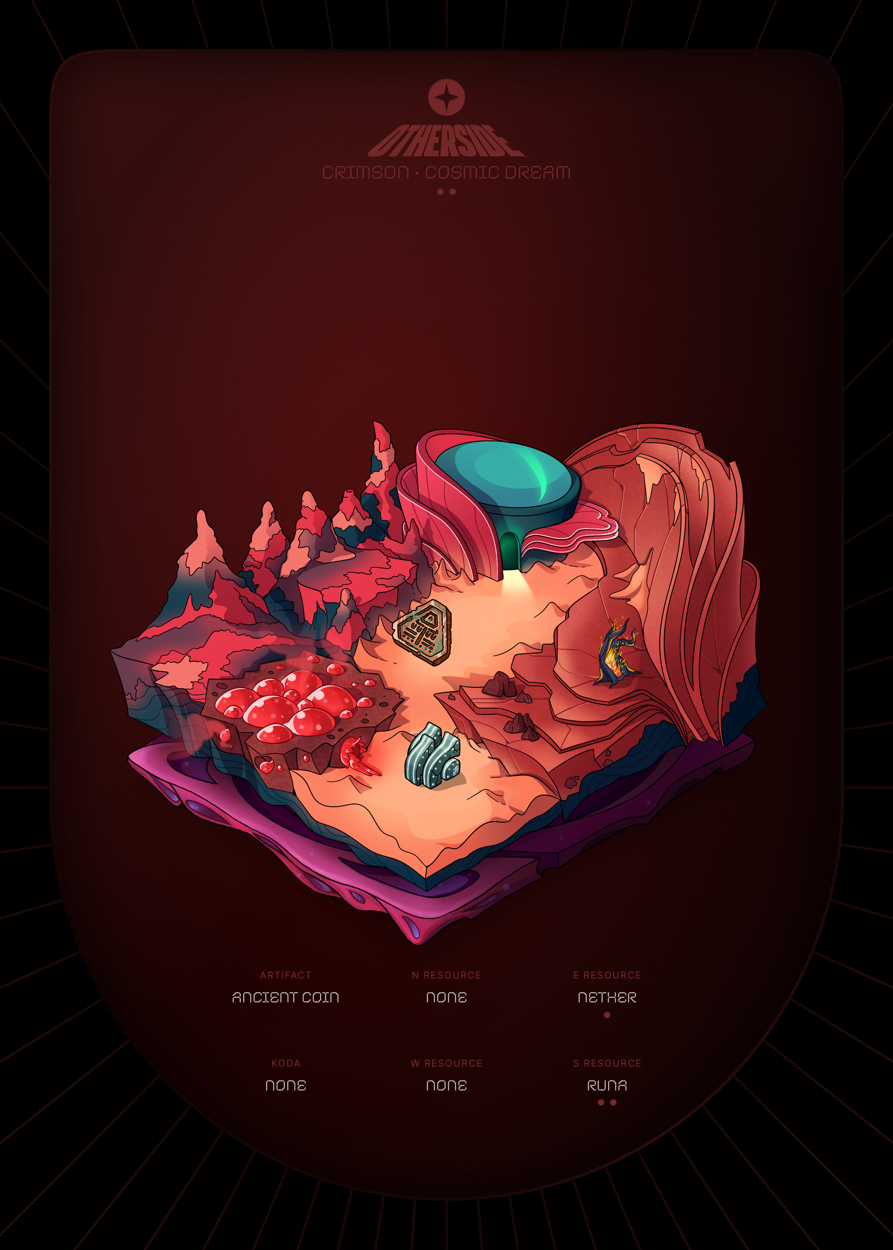 Otherdeed #30336 — Crimson