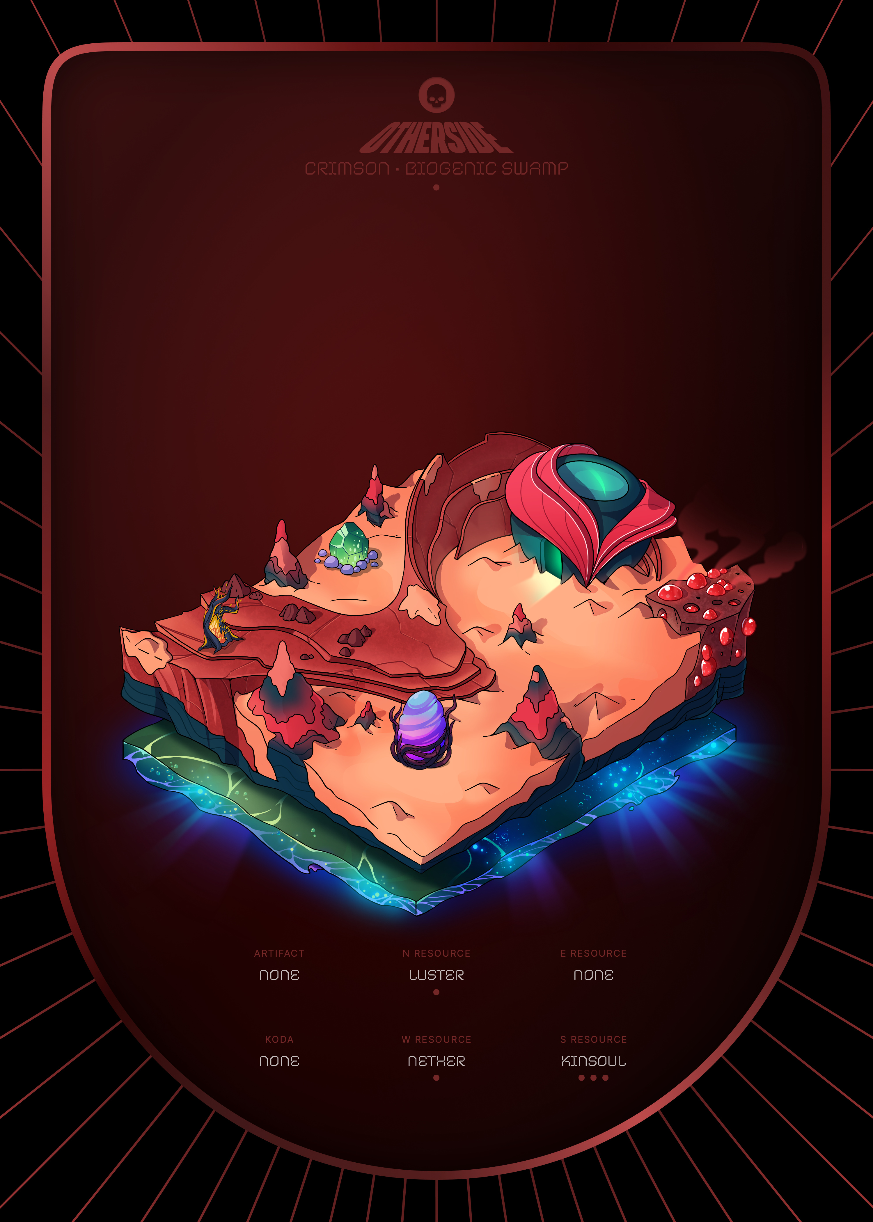 Otherdeed #7568 — Crimson