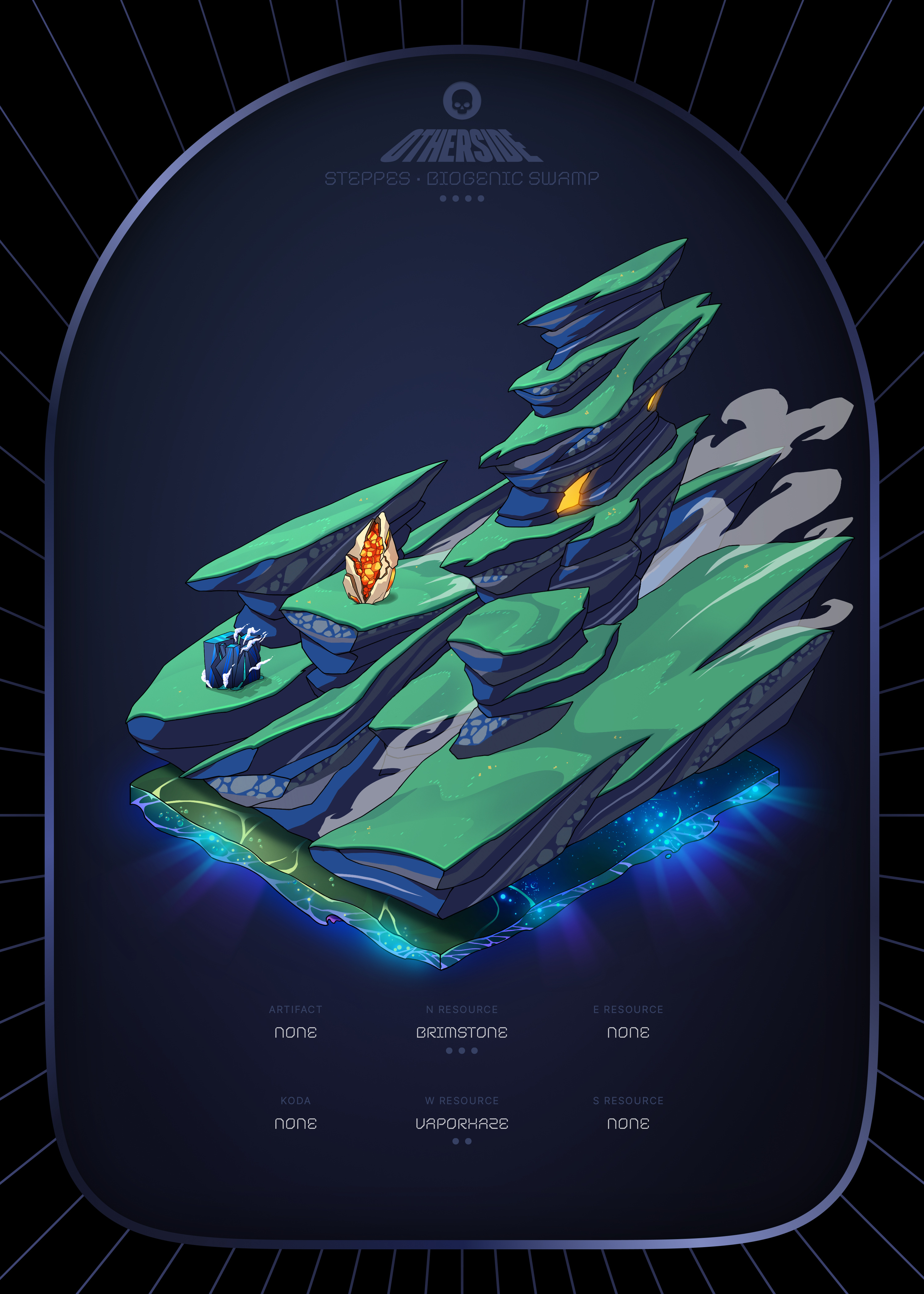 Otherdeed #7640 — Steppes