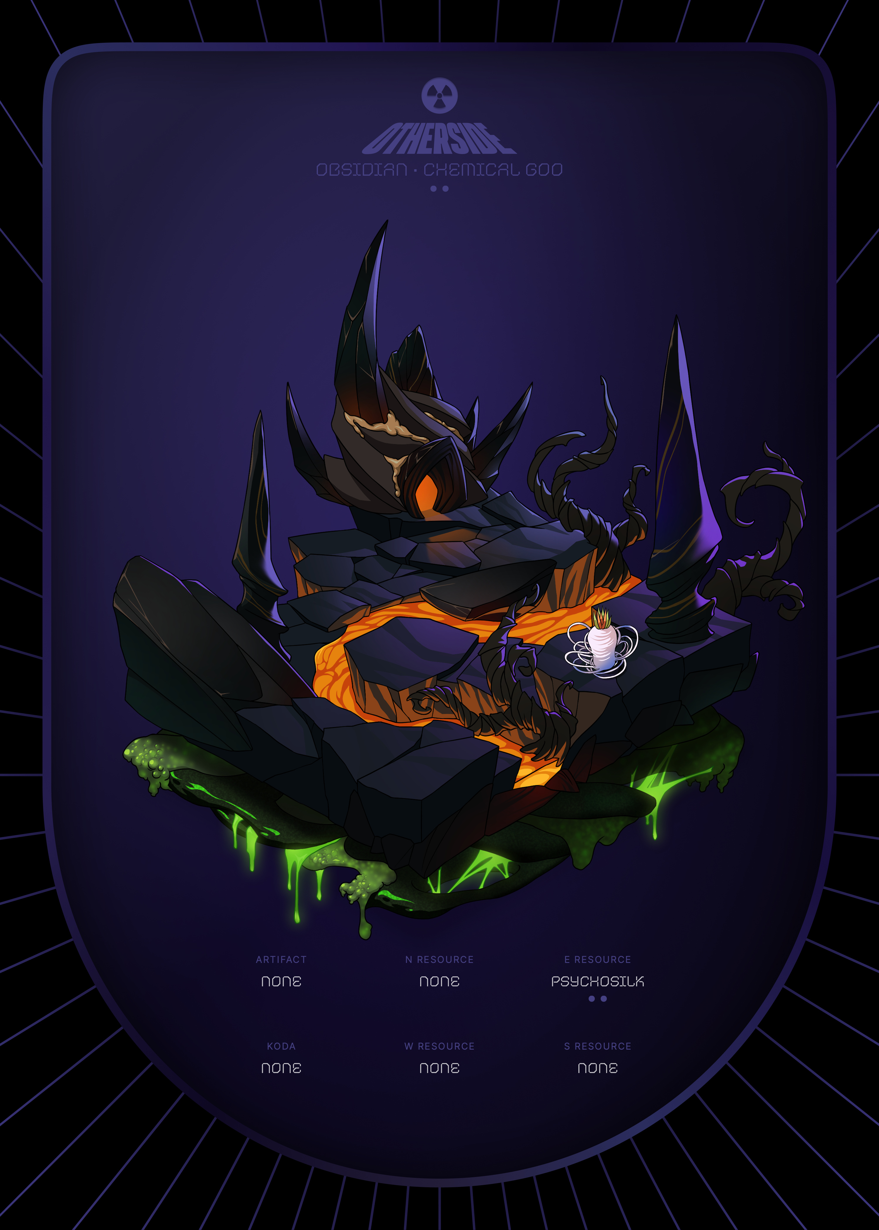Otherdeed #25086 — Obsidian