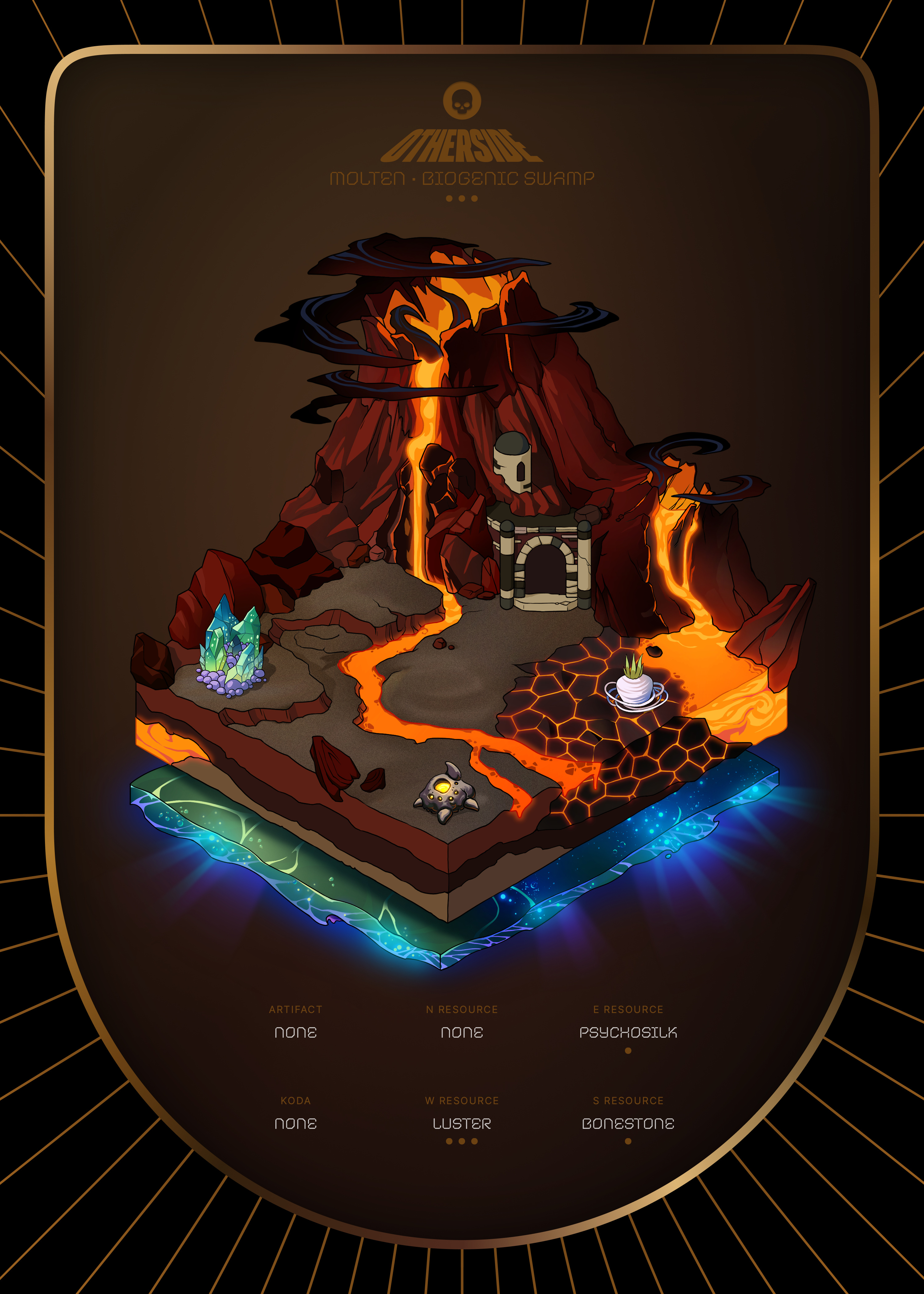 Otherdeed #9121 — Molten