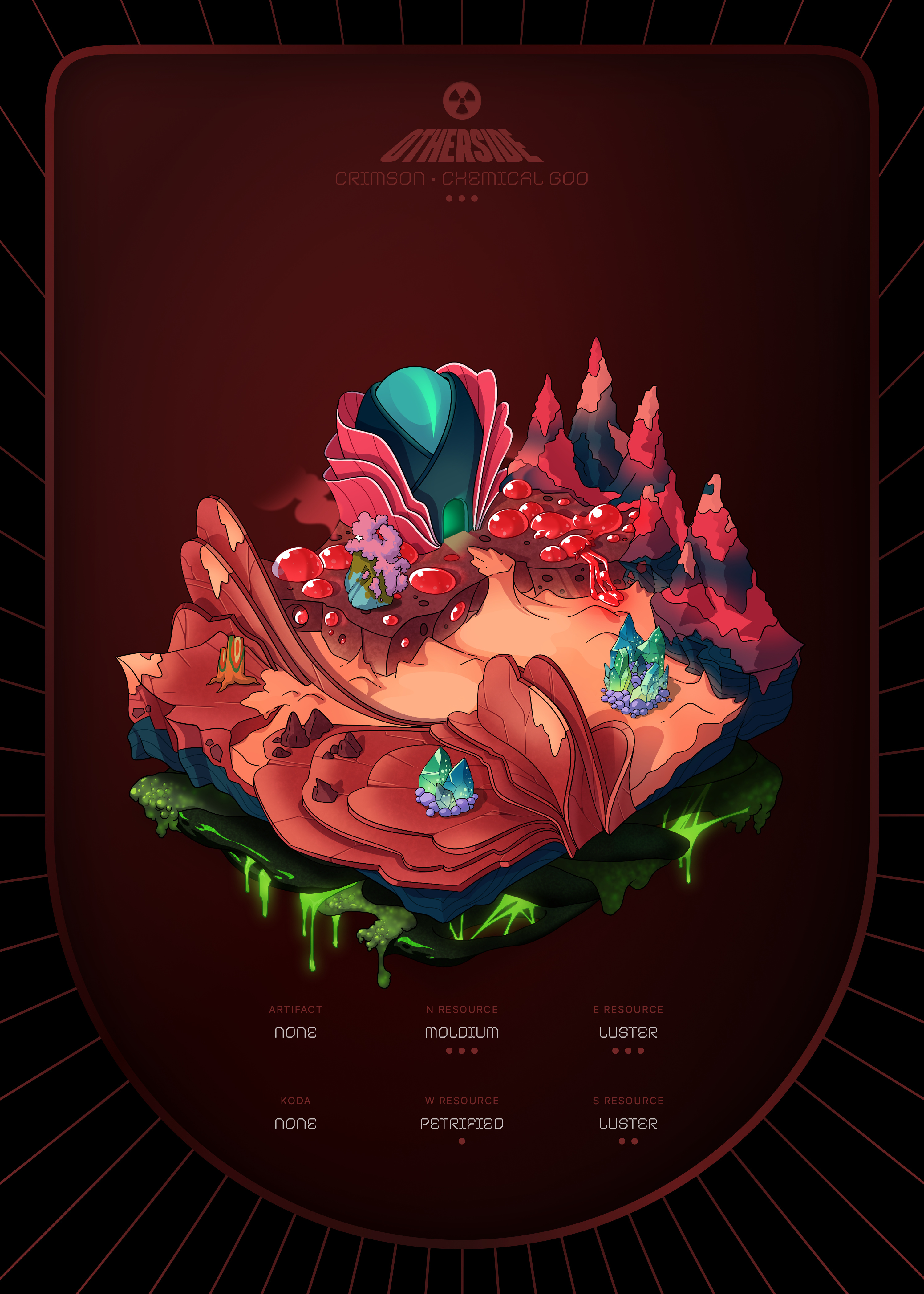 Otherdeed #24404 — Crimson
